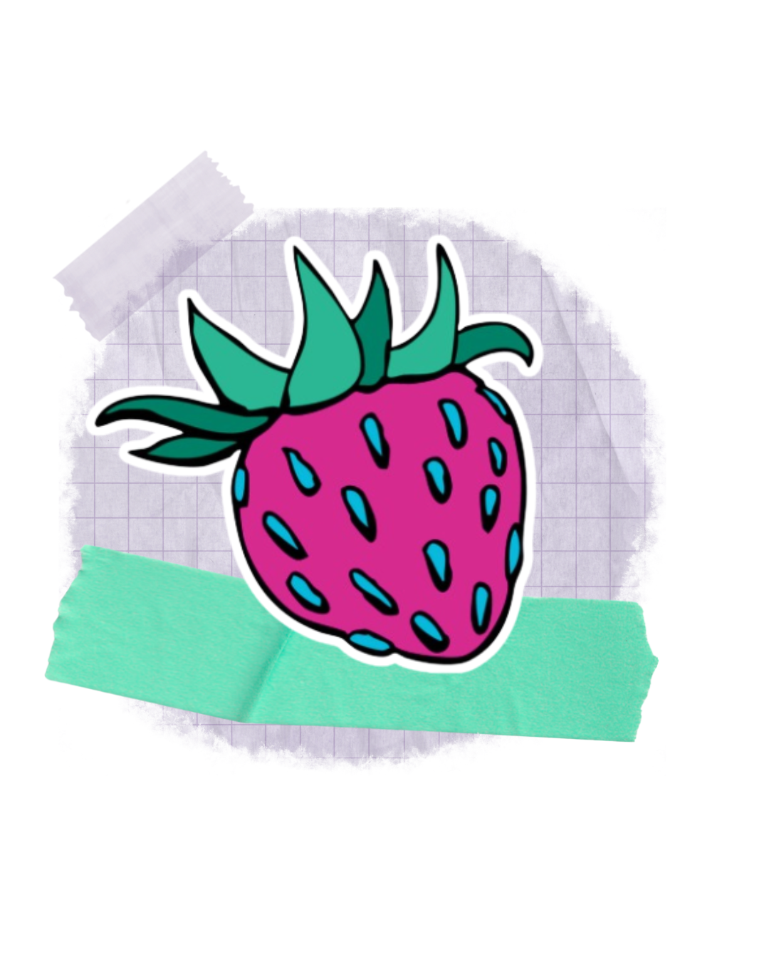 wild strawberry illustration