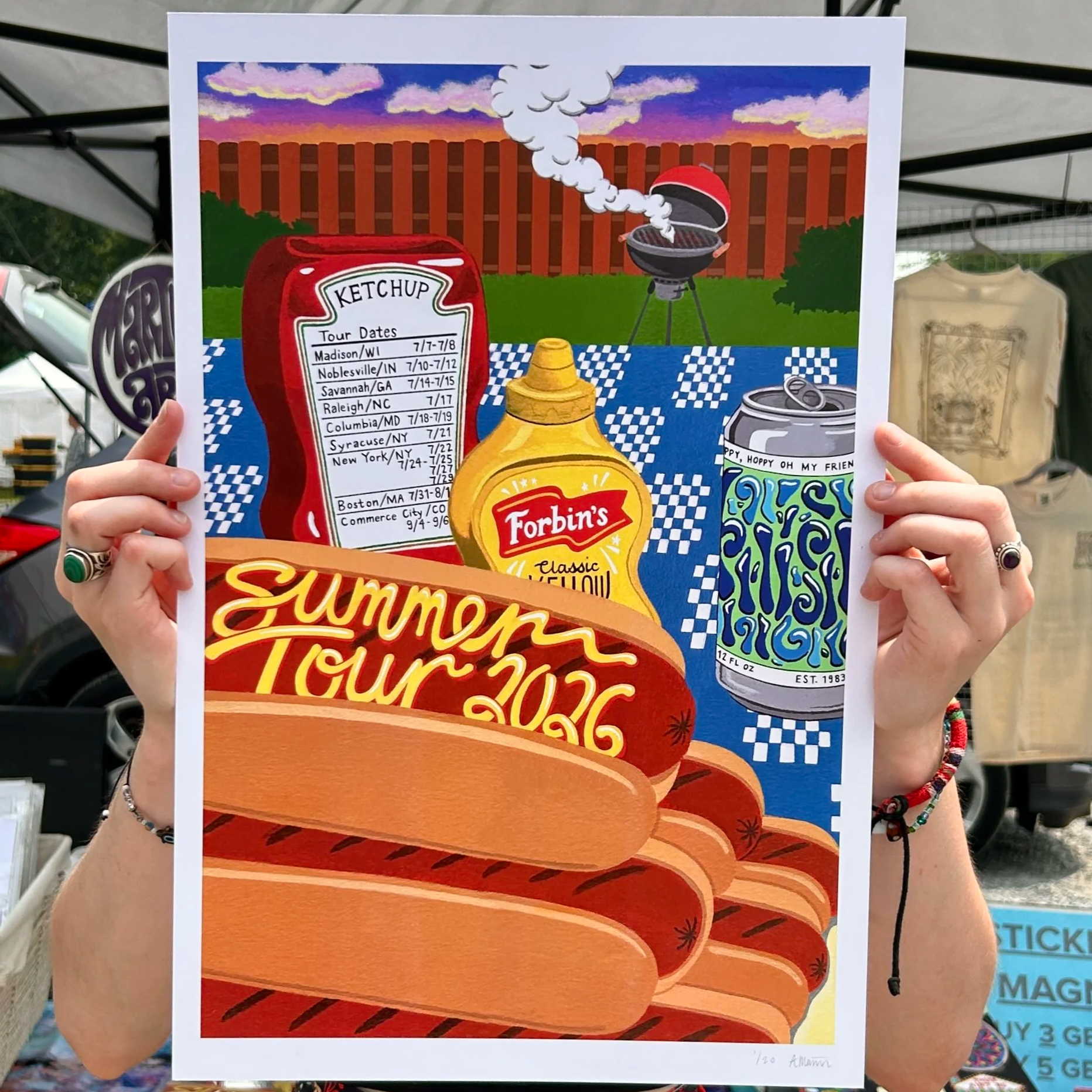 Phish Summer Tour 2026 LE Poster
