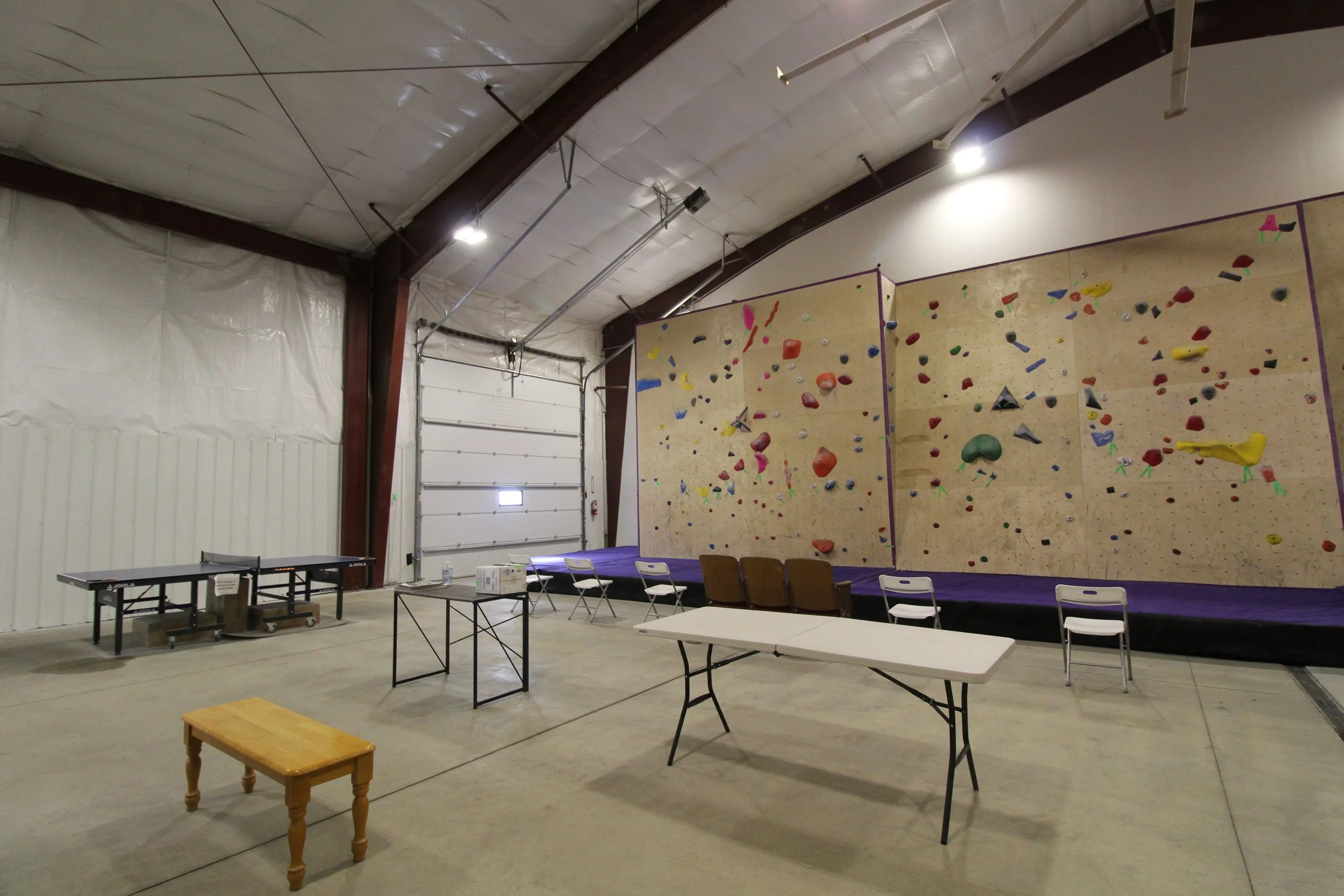 Climb walls, ground level 2