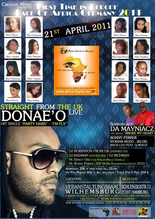 Face of Africa Germany (DONAE’O LIVE)