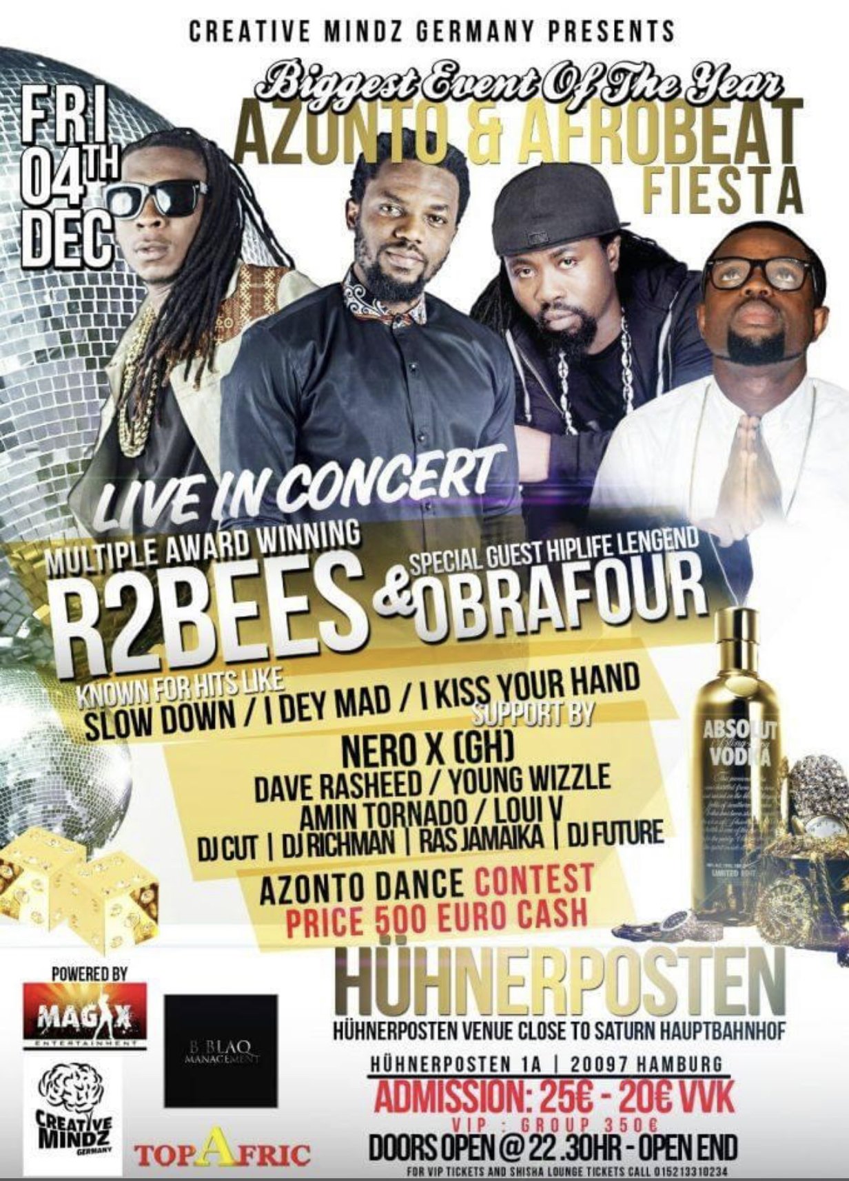 Azonto & Afrobeat Fiesta (R2BEES Live)