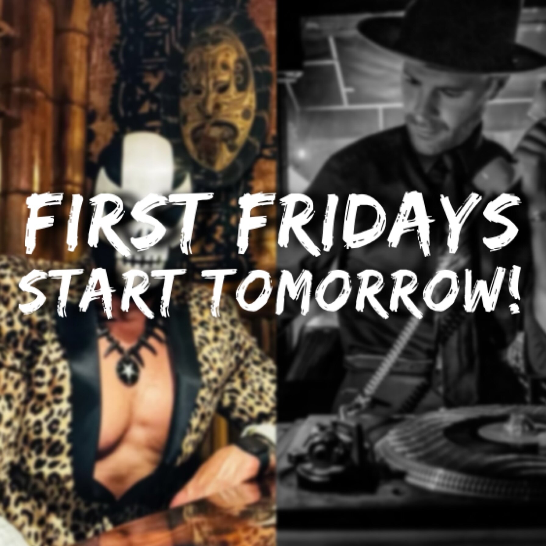 We&rsquo;re so excited for our very first, first Friday!

Every first Friday of the month we&rsquo;re going to be throwing a party with live music and we&rsquo;re excited that @djhitone45 @deadheadrum and @jimmypsycho will be playing the first one! 
