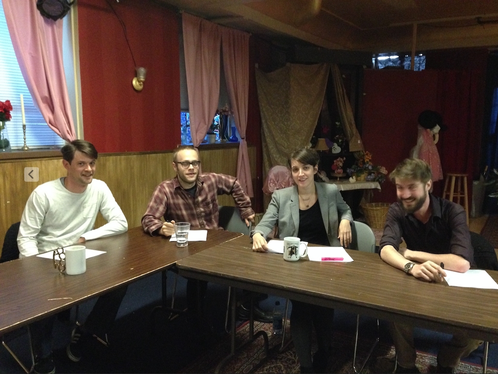 First readthrough of the script!