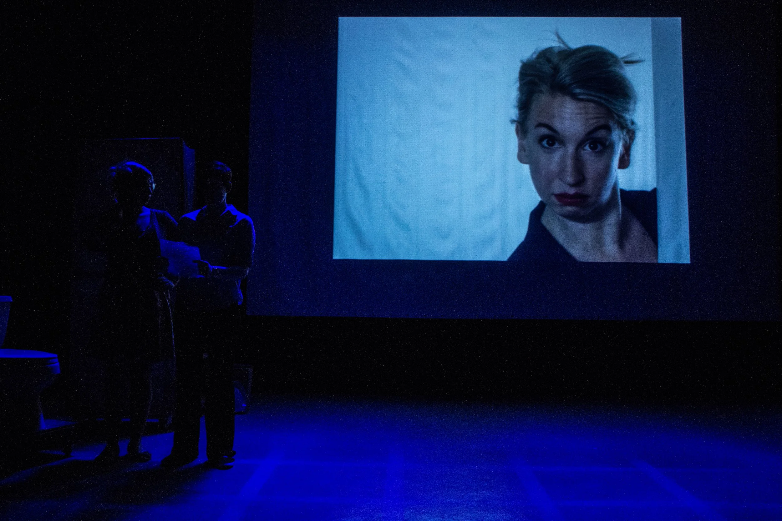 Louise reads Susan's story, finding it to be exactly how she imagined it would be. [Photo by Daniel R. Winters]