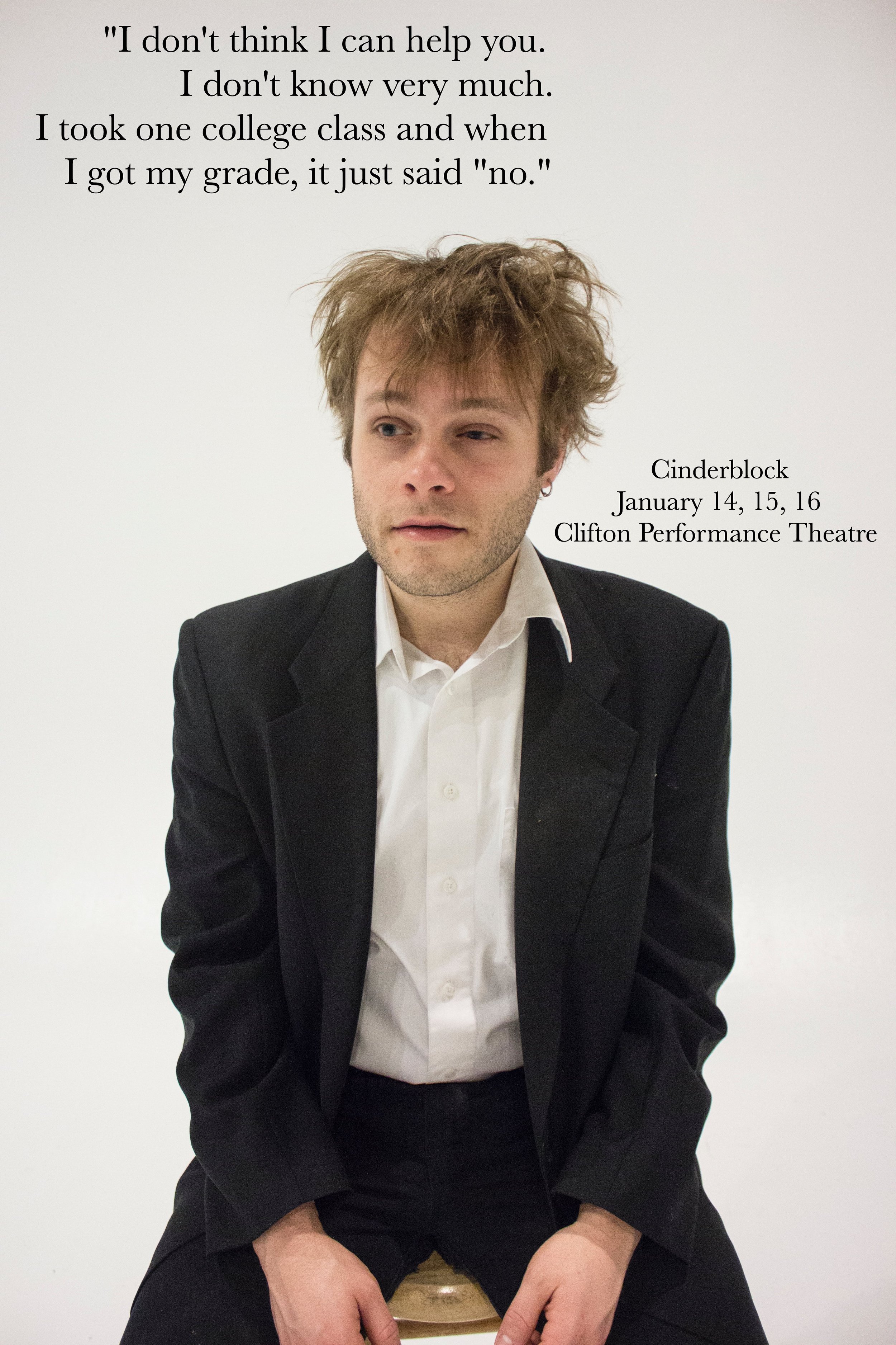A promo image featuring a quote from Tommy (Ben Dudley)
