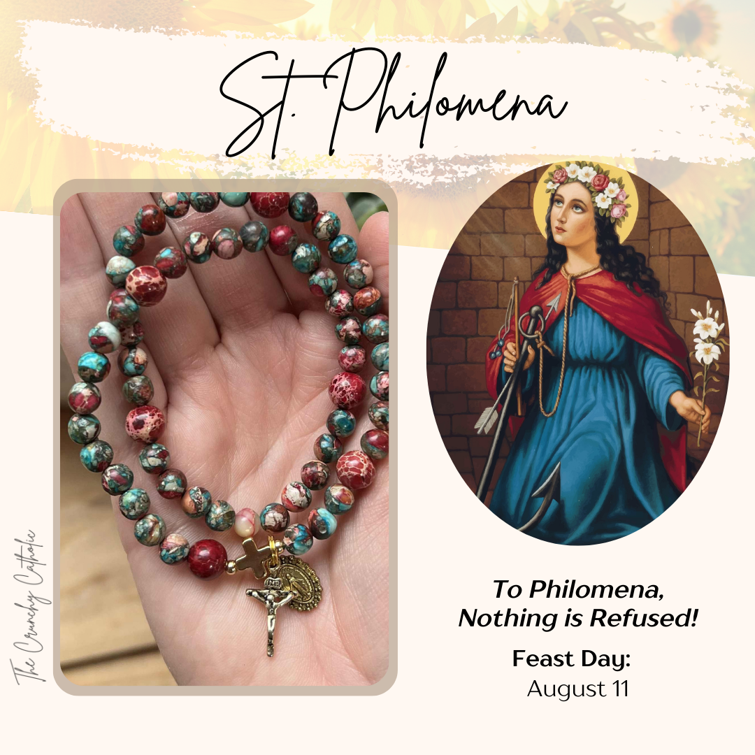 "St. Philomena" Rosary Bracelet Preorders