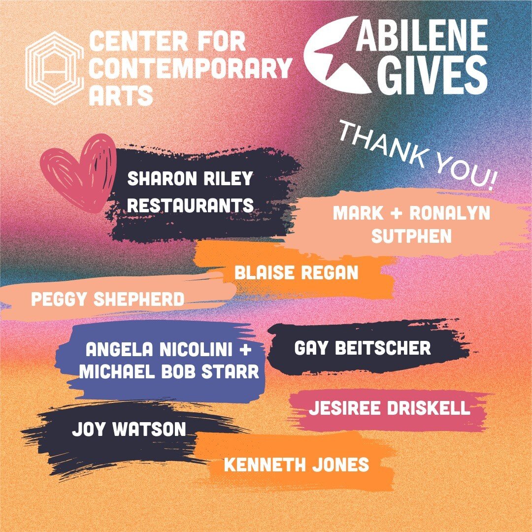 We are 25% to our goal! Let's keep the momentum going. Thanks to our next round of donors for your gift. These eleven donors alone have provided funds that cover TEN camp scholarships! Will you join them? #abilenegives