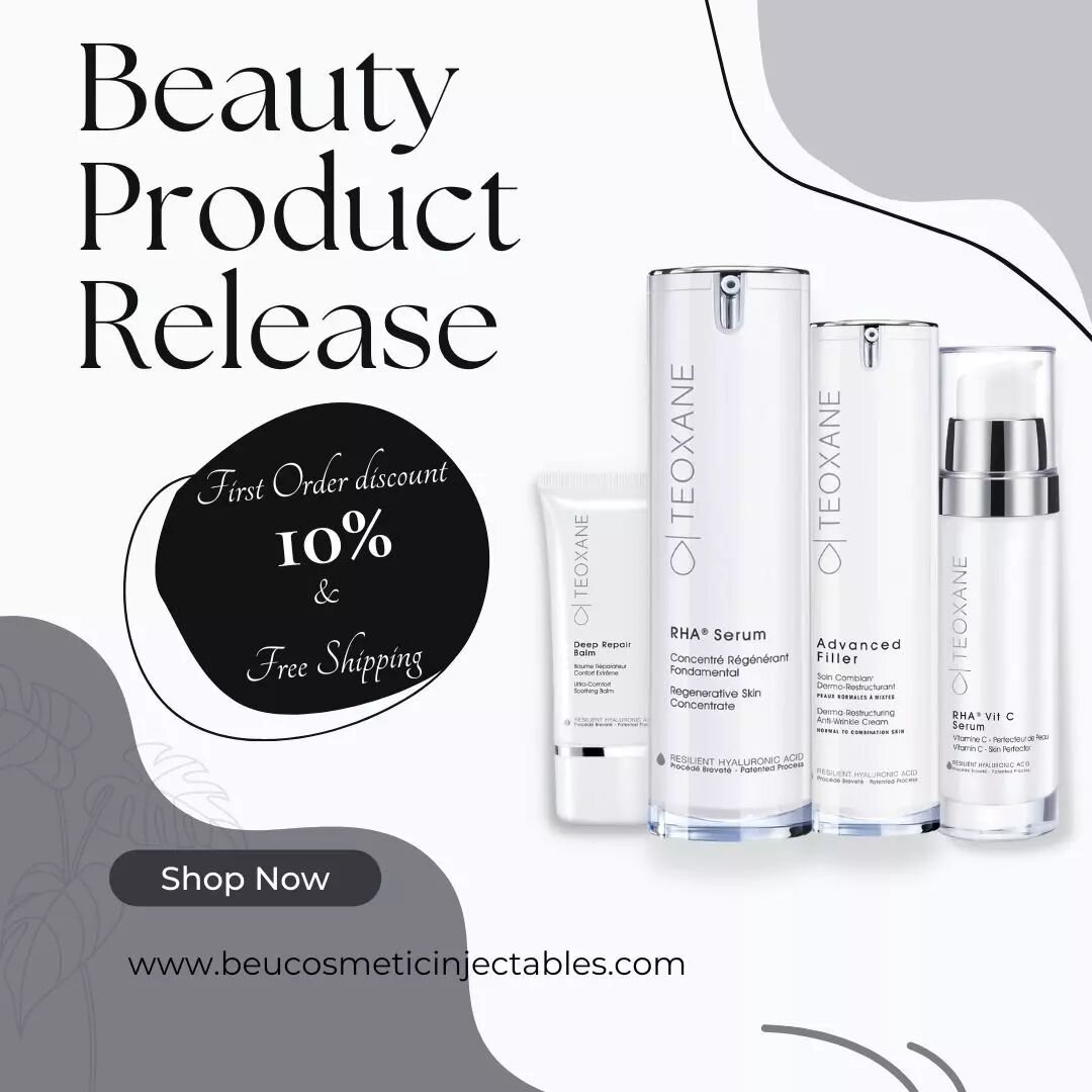 We are excited to announce @teoxane_anz cosmeceutical products now available at our online store!

Click here to check out our product range: https://www.beucosmeticinjectables.com/products 

✅ Repairs, Restores and Hydrates
✅ Clinically Proven 
✅ Tr