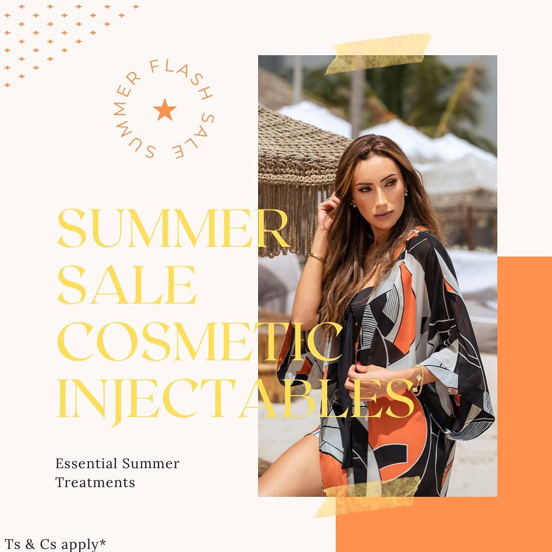 Our Summer Sale Is On Now ❗️❗️❗️

Get Ready For Summer With These Extra Hot Deals! 

We Have Reduced Prices On Essential Cosmetic Treatments You Need, So You Can Look And Feel Your Absolute Best This Summer!

✅ Face And Body Slimming Treatments - Up 