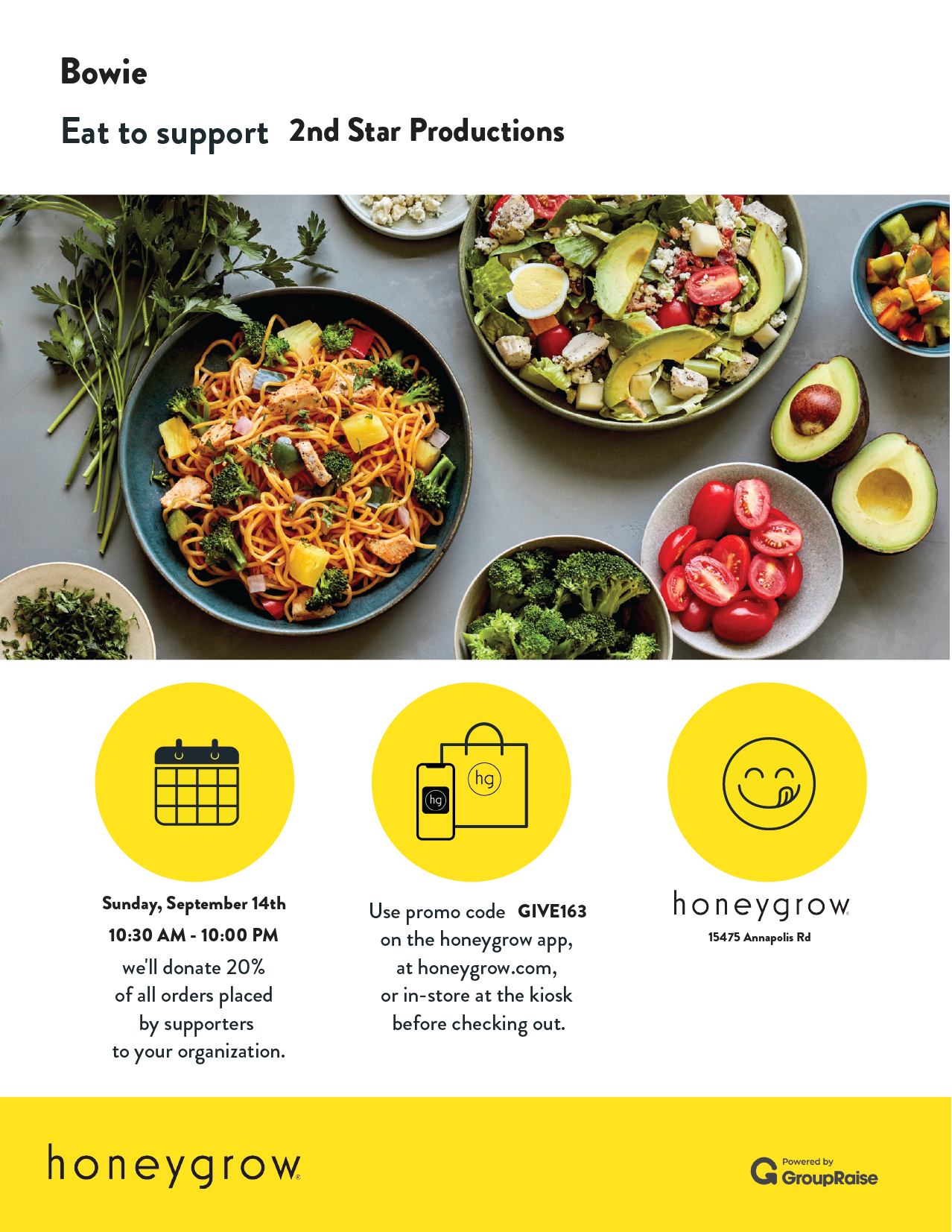 Dine to Donate: Honeygrow