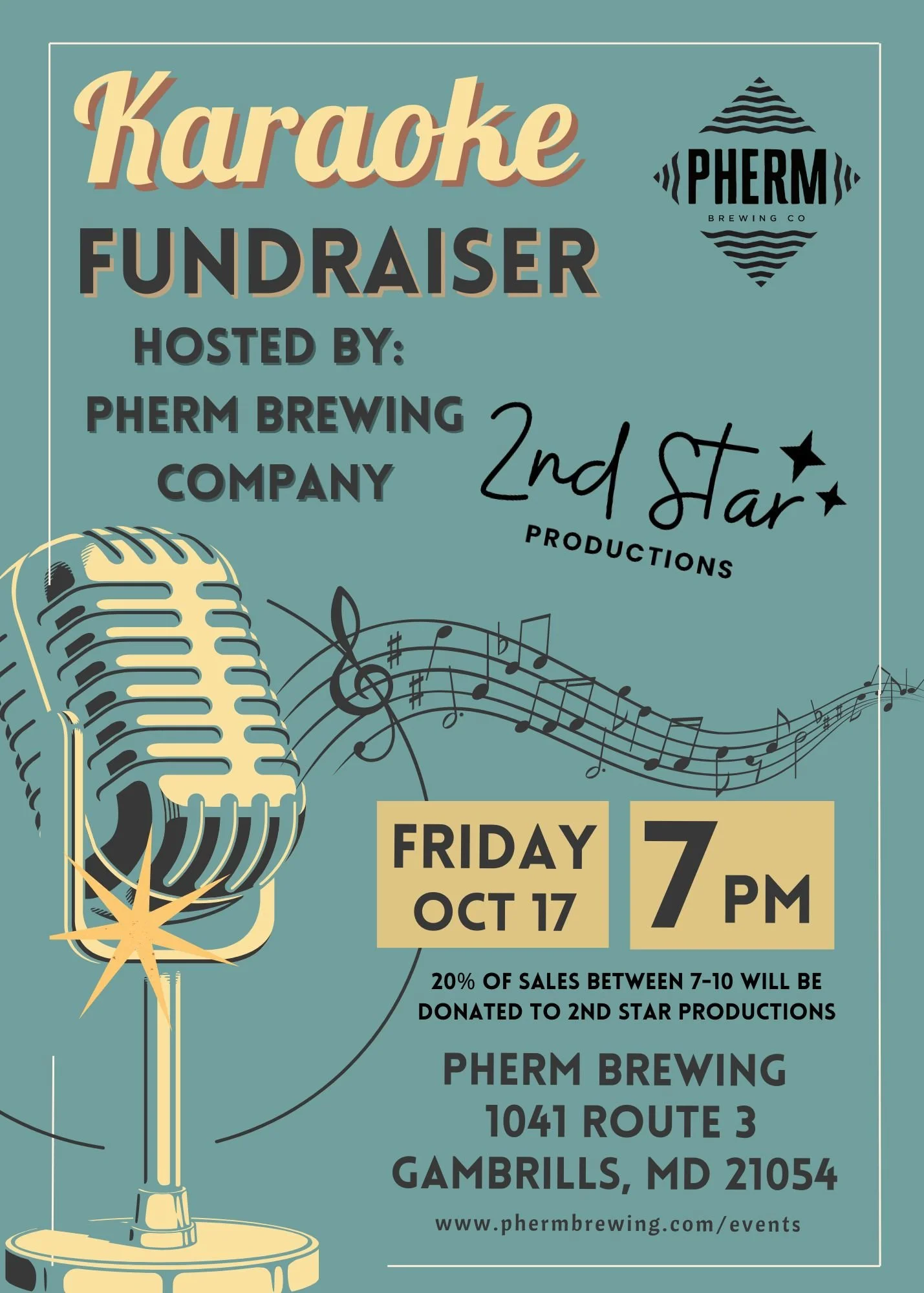 Karaoke Night with 2nd Star at Pherm Brewing Company