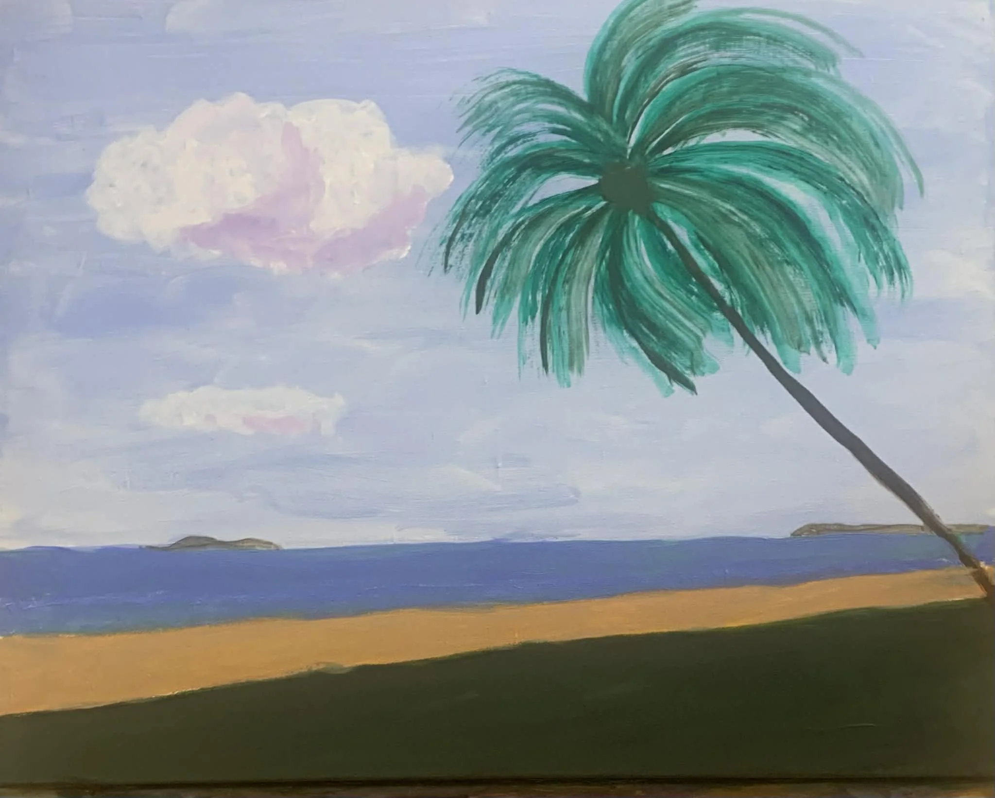 Palm South Mission Beach 40x50cm