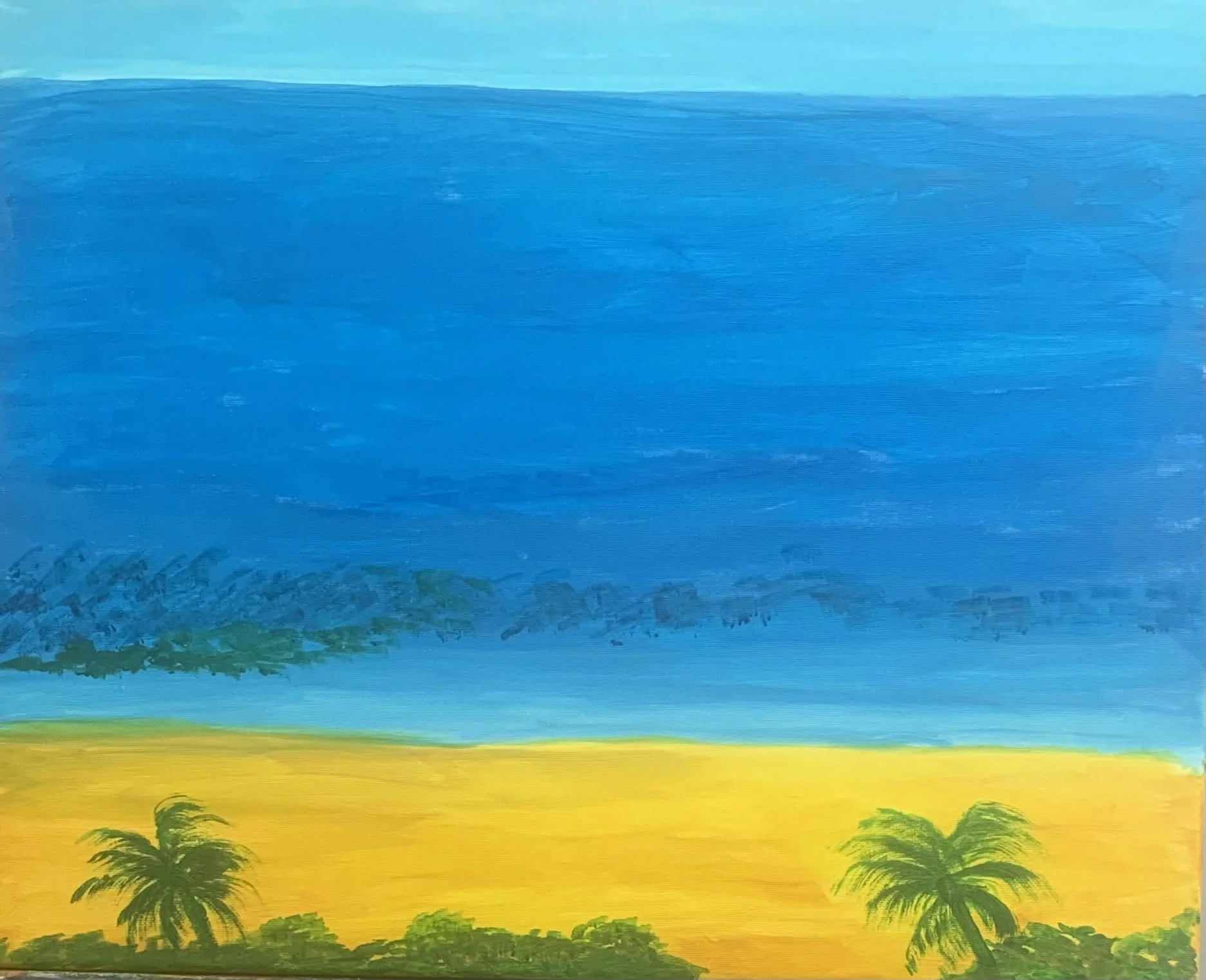 Coastal Reef 40 x 50 cm acrylic on canvas