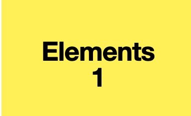 Music Education-Elements of Music 1