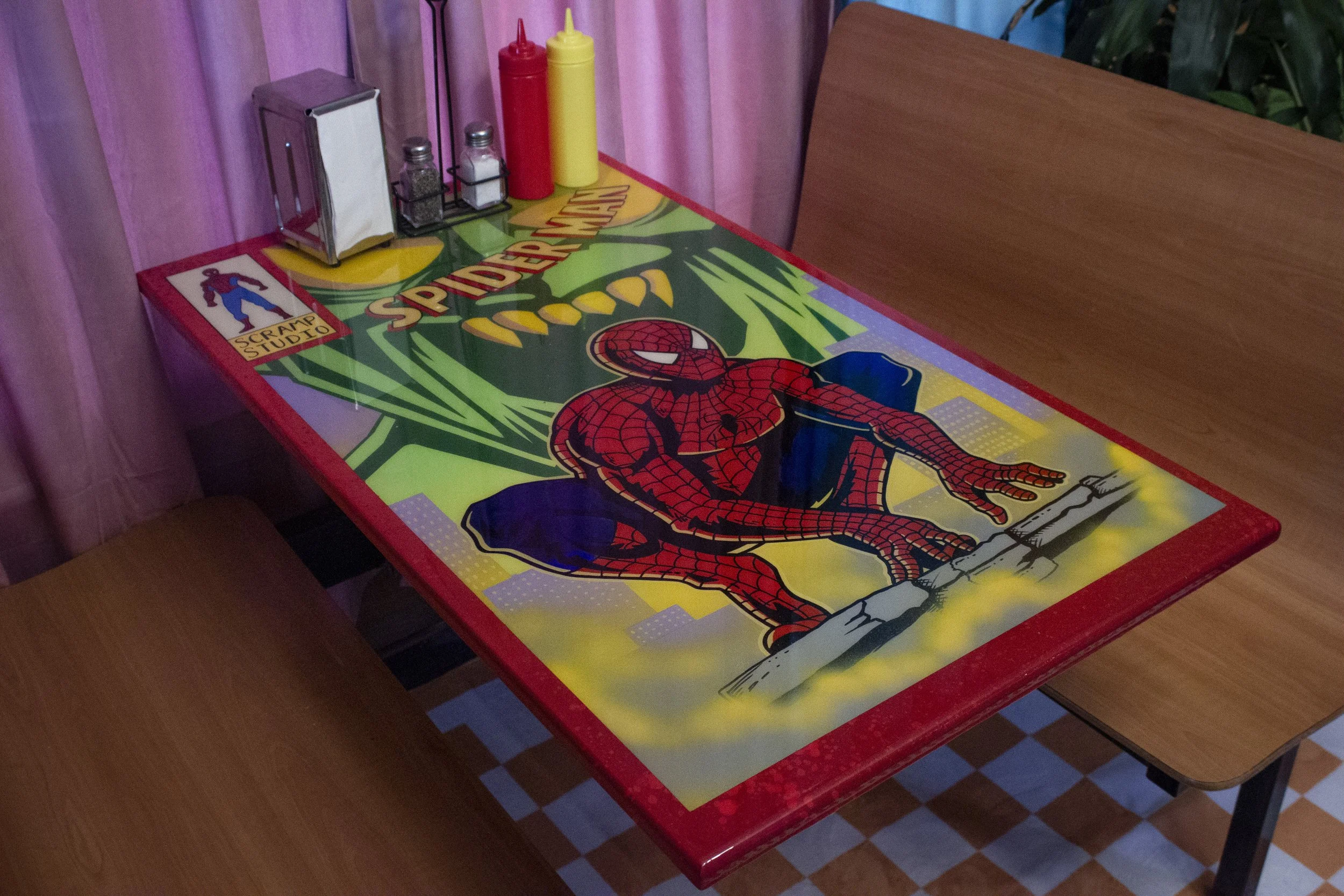 Spider-man Diner Booth