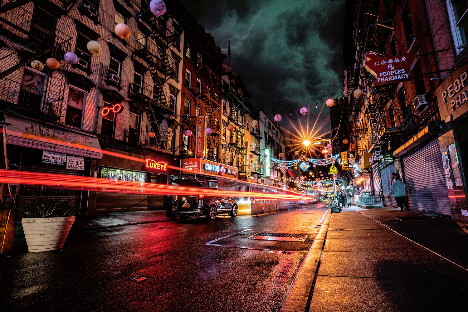 Chinatown After Rain