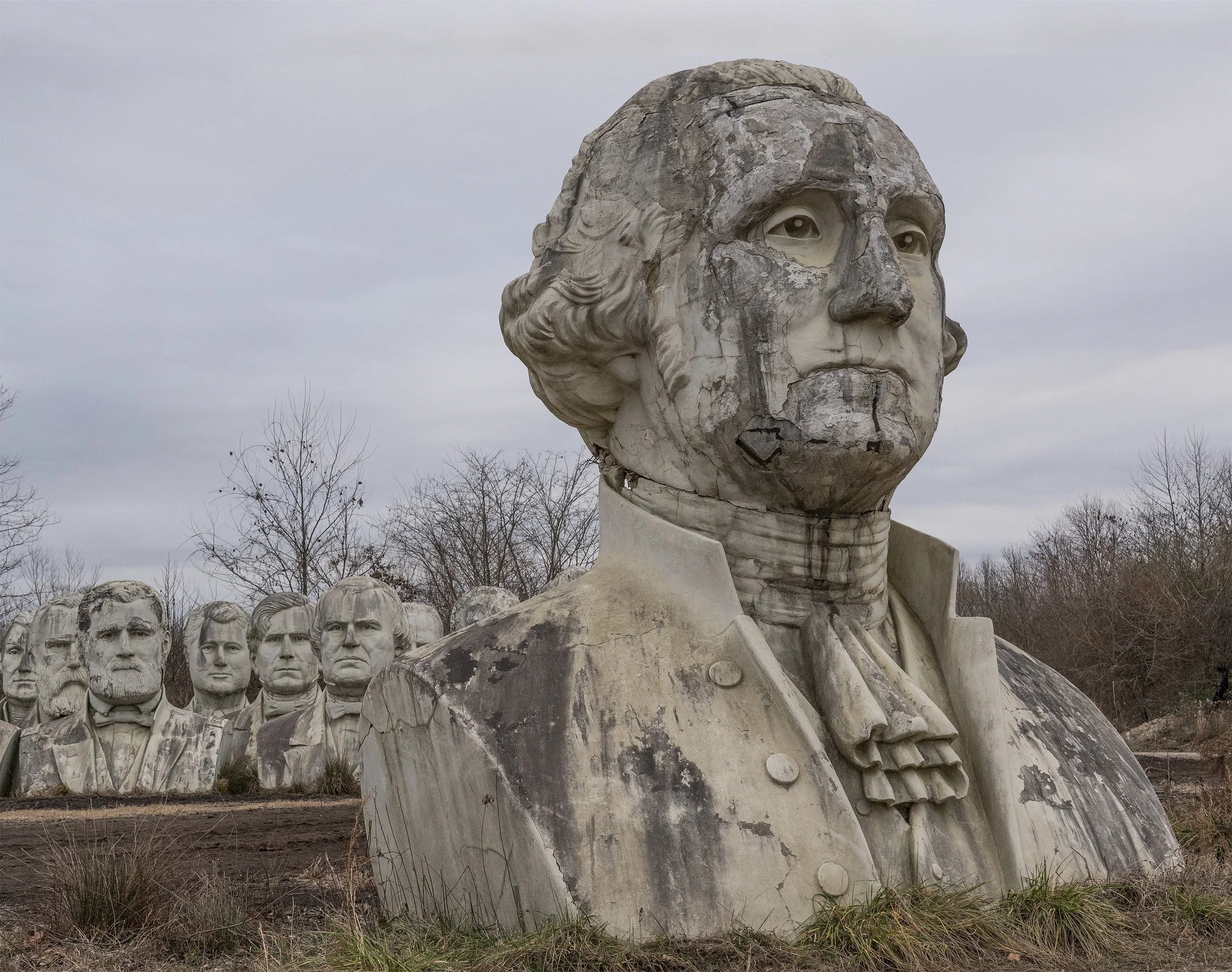 Presidents' Heads, Croaker, Virginia, 2025