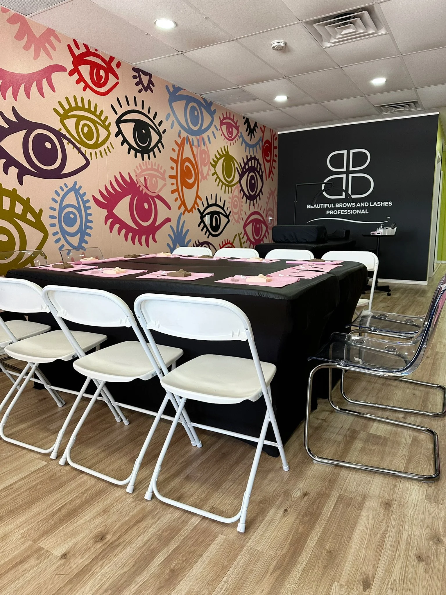 Beautiful Brows and Lashes Training Class with Danielle at Crush Parlor.