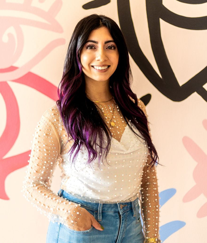 Jessica, brow, lash lift, facial and waxing artist at Crush Parlor.