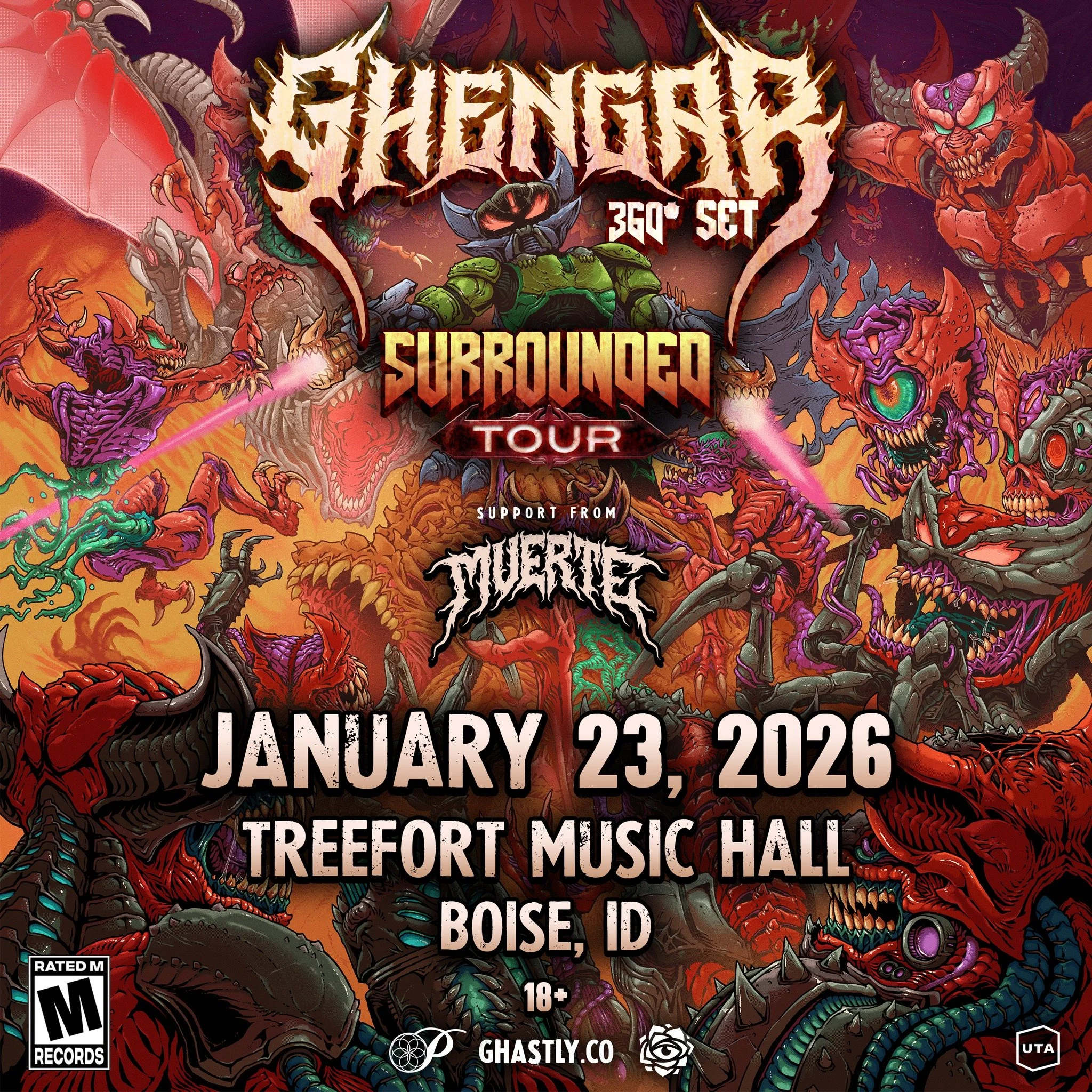 GHENGAR: SURROUNDED TOUR w/ MUERTE
