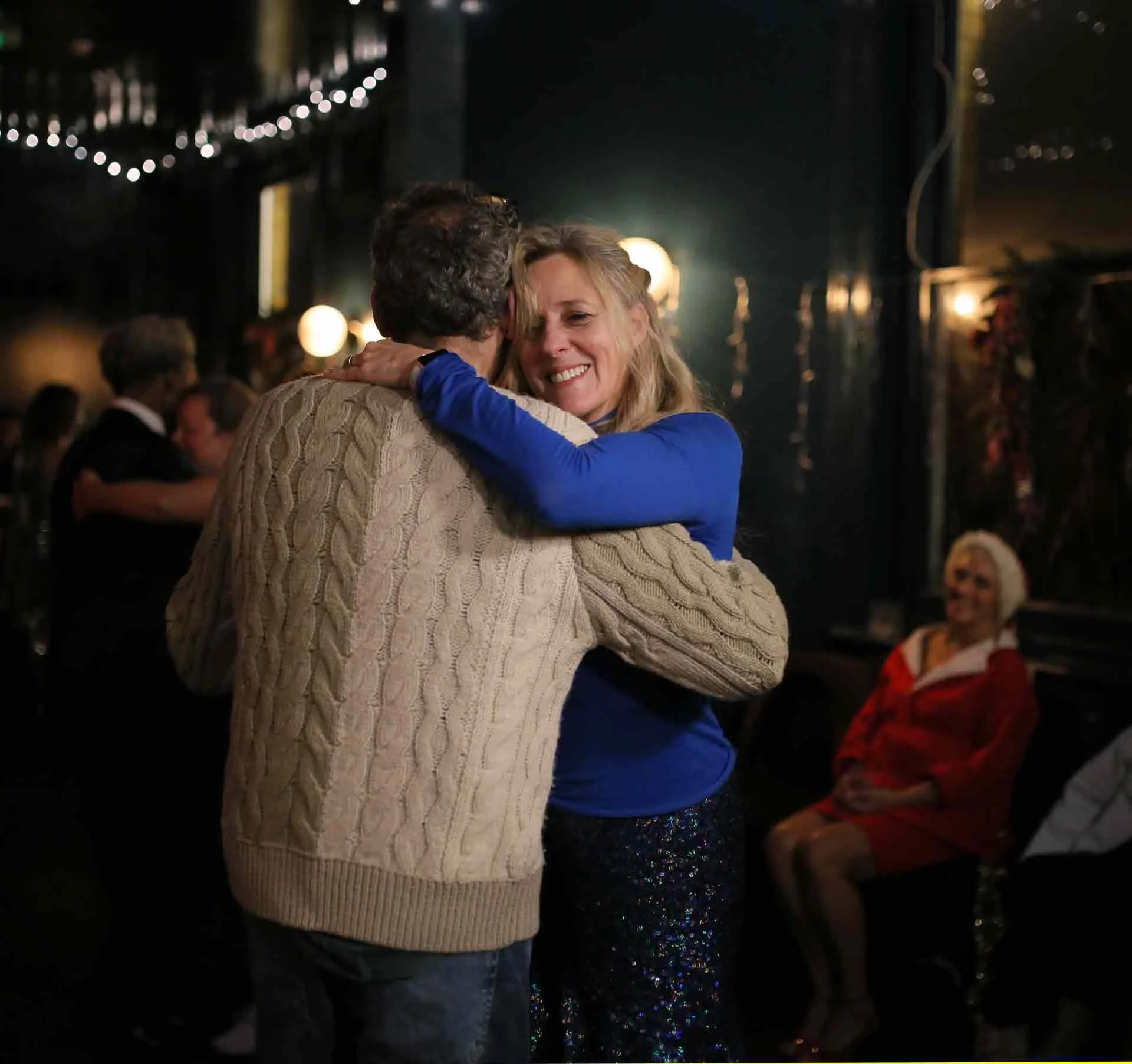Monty and Claire dancing in the Tango 178 All Out Sparkle Christmas Party in New Cross House On Sunday 21st December. 