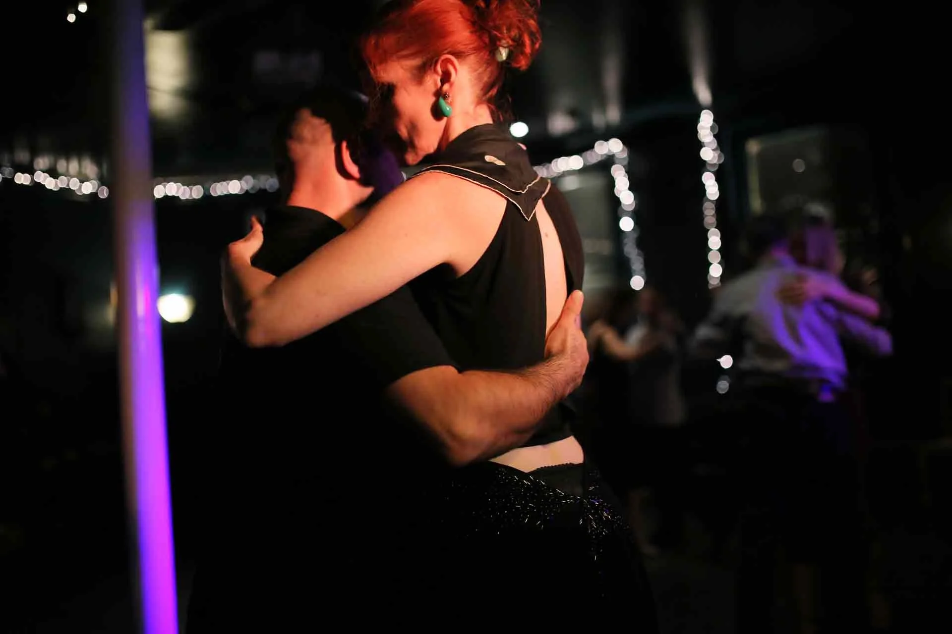 Sever and Emily Dancing in Tango 178 London Tango Classes in The New Cross House Pub