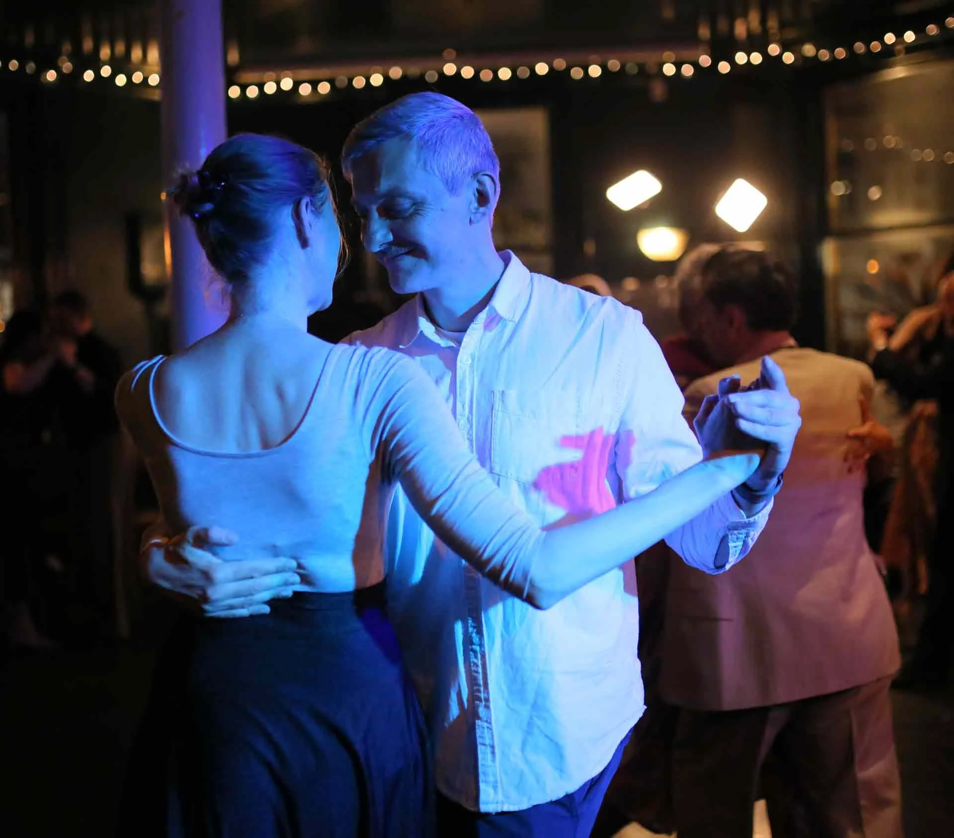 Juliet and Maciej at Mark's Birthday Tango 178 dancing every Sunday in South London bring a friend Free new to 178 