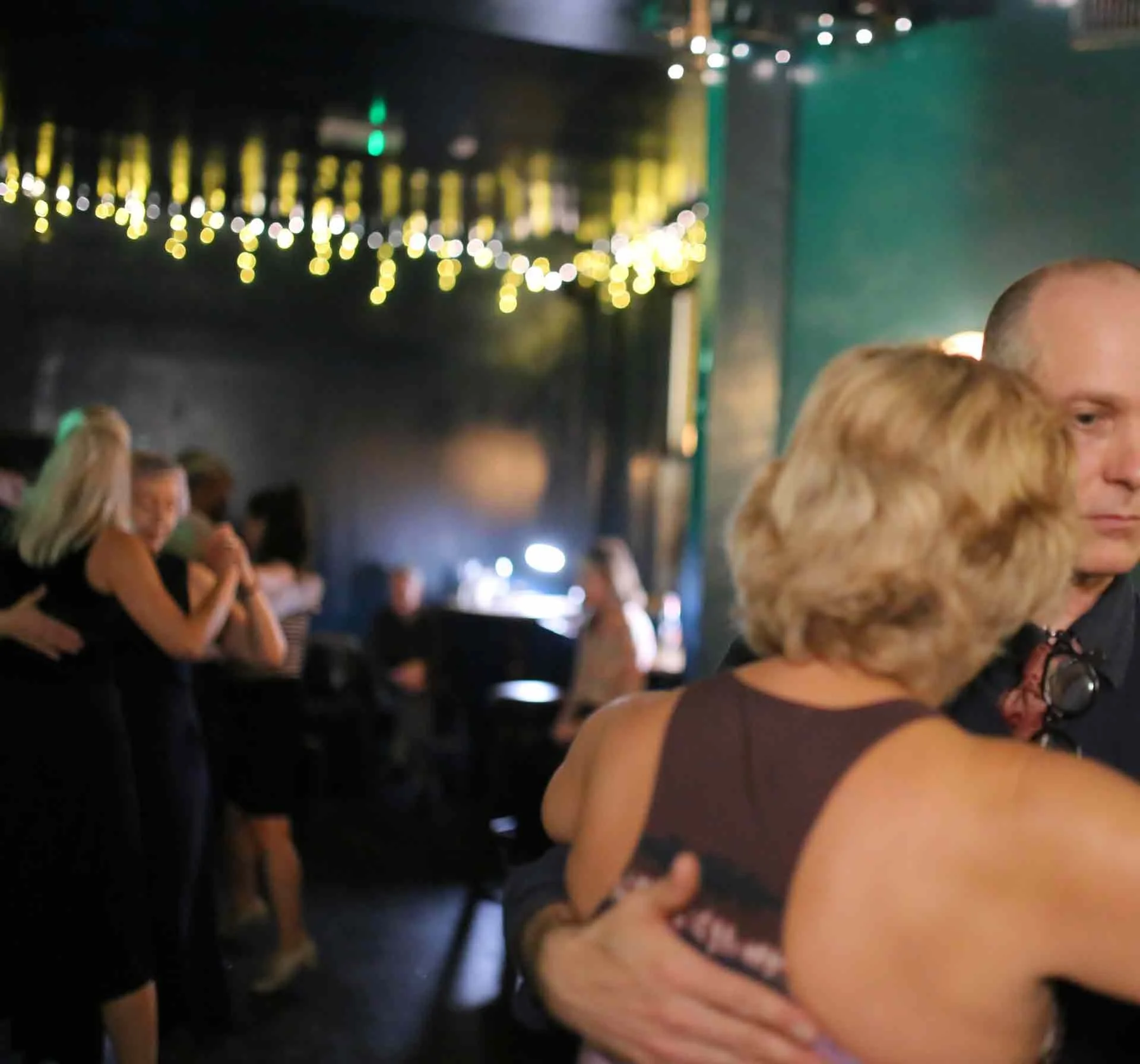 Marta and Si dancing in Tango 178 a social tango club running every Sunday in the New Cross House Pub in South LondonBring a friend new to tango 178 Free