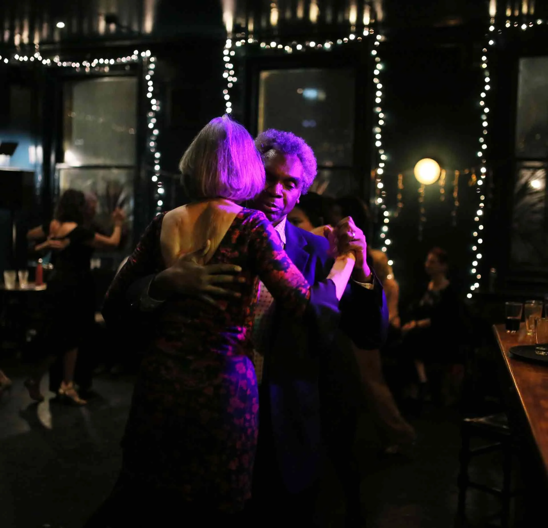 Onel and Sarah dancing at Claire's Birthday Tango 178 running every Sunday @ The New Cross House 
