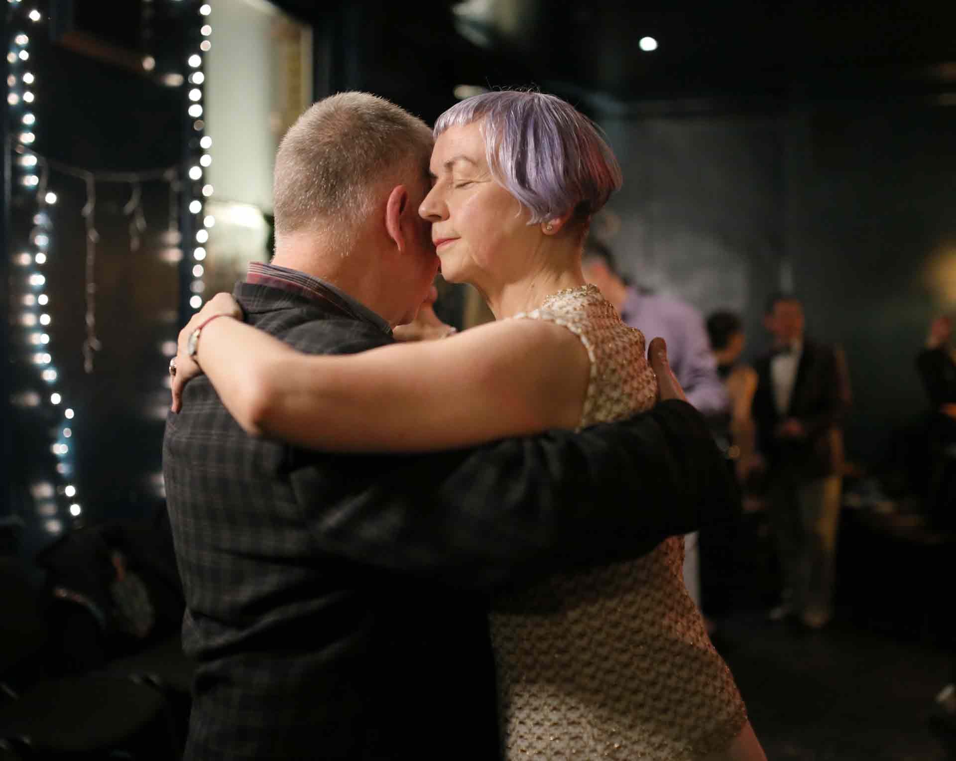 Chris and Kate dancing in the Tango 178 All Out Sparkle Christmas Party in New Cross House On Sunday 21st December. 
