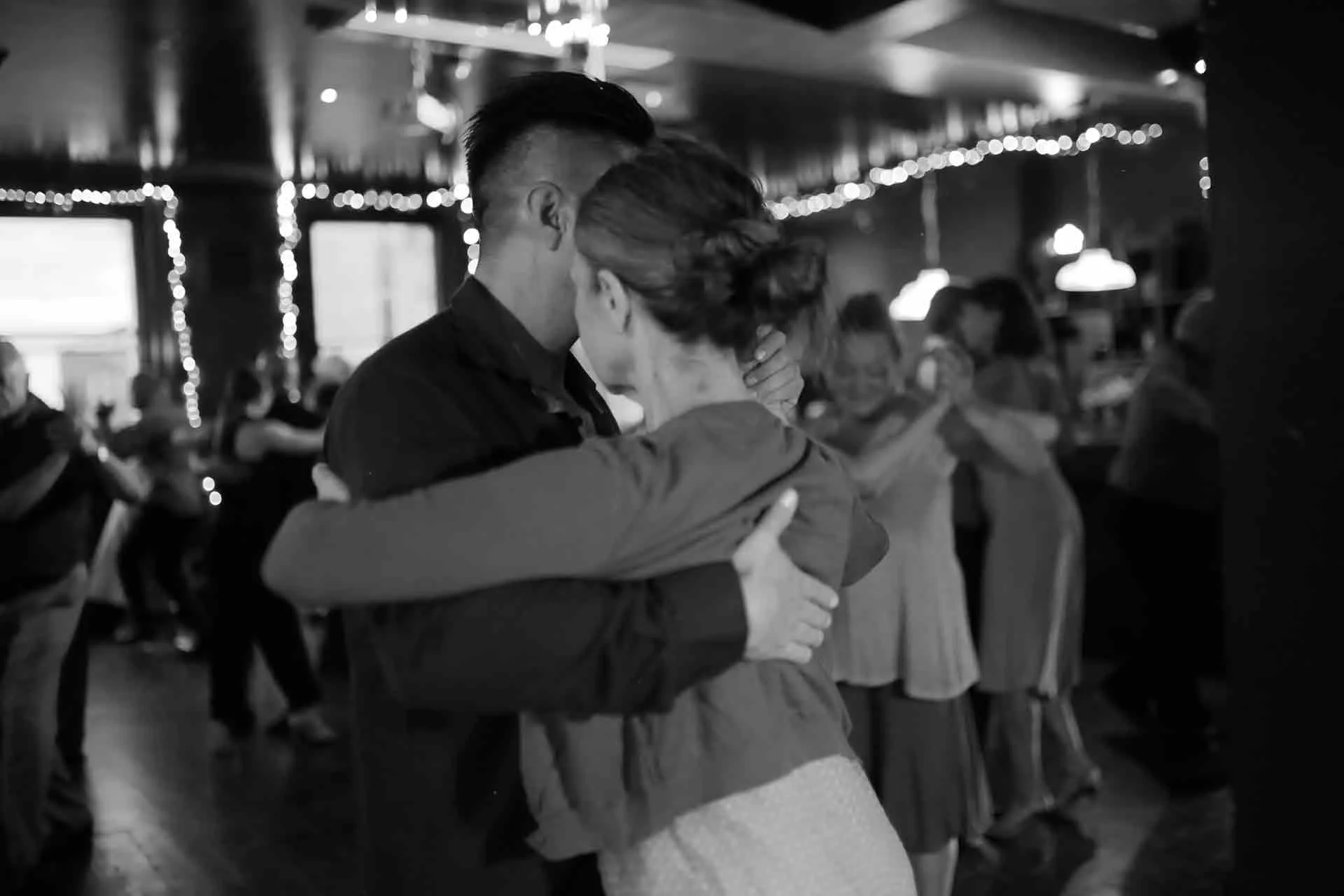Nicola and Rojer Zalazar  in Tango 178 Sunday classes in the New Cross House London 