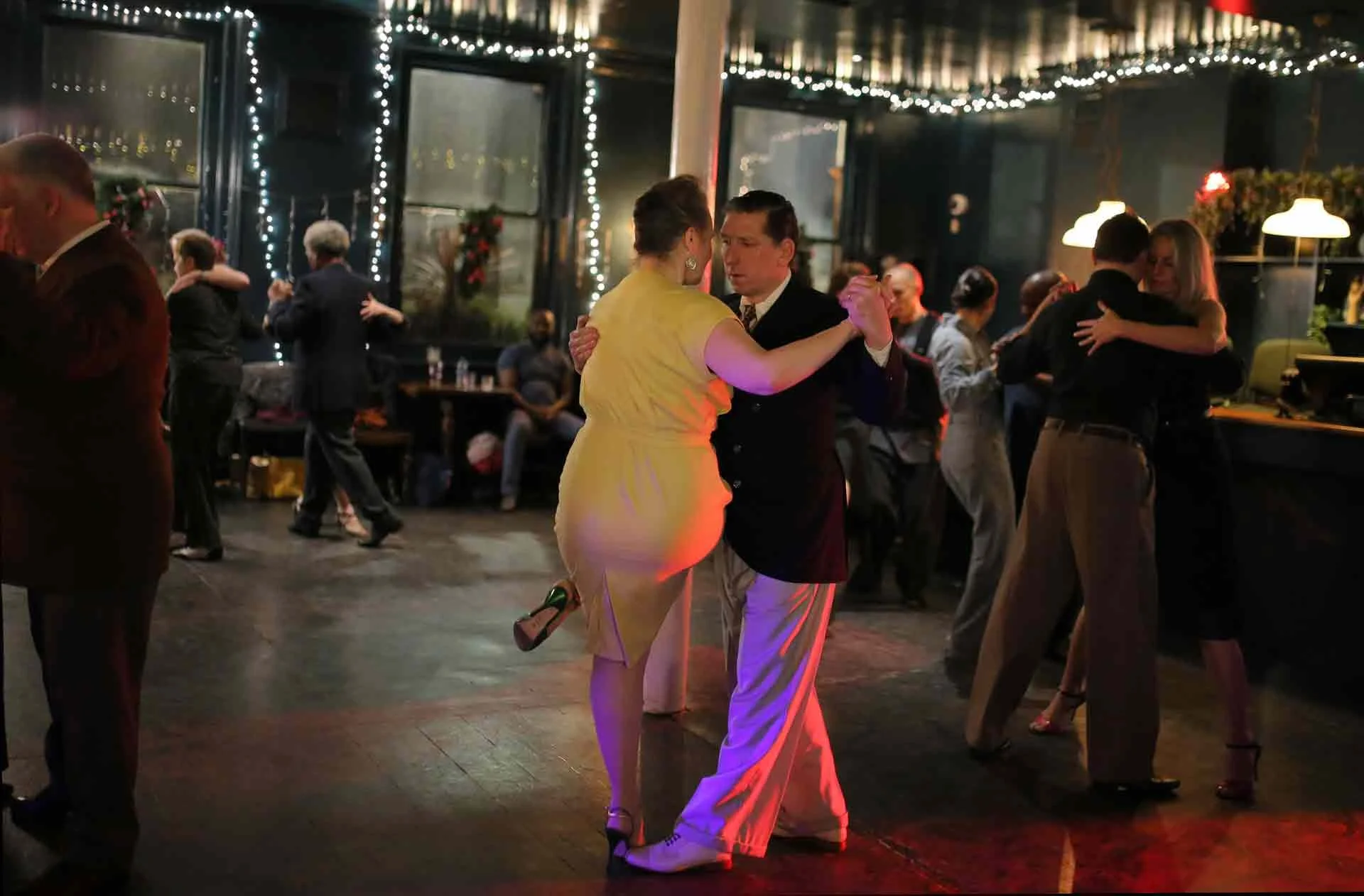 Ella and Alan dancing @ Tango 178 London Tango Classes @ The New Cross House, a dance night running every Sunday in South London