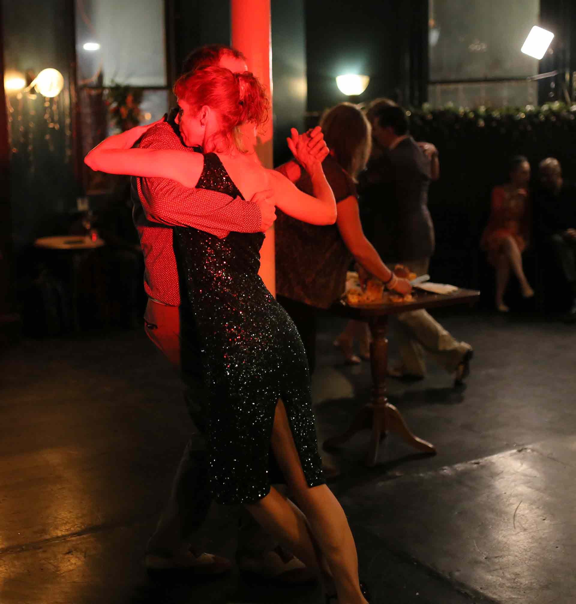 Emiy and Sebastiano dancing in the Tango 178 All Out Sparkle Christmas Party in New Cross House On Sunday 21st December. 