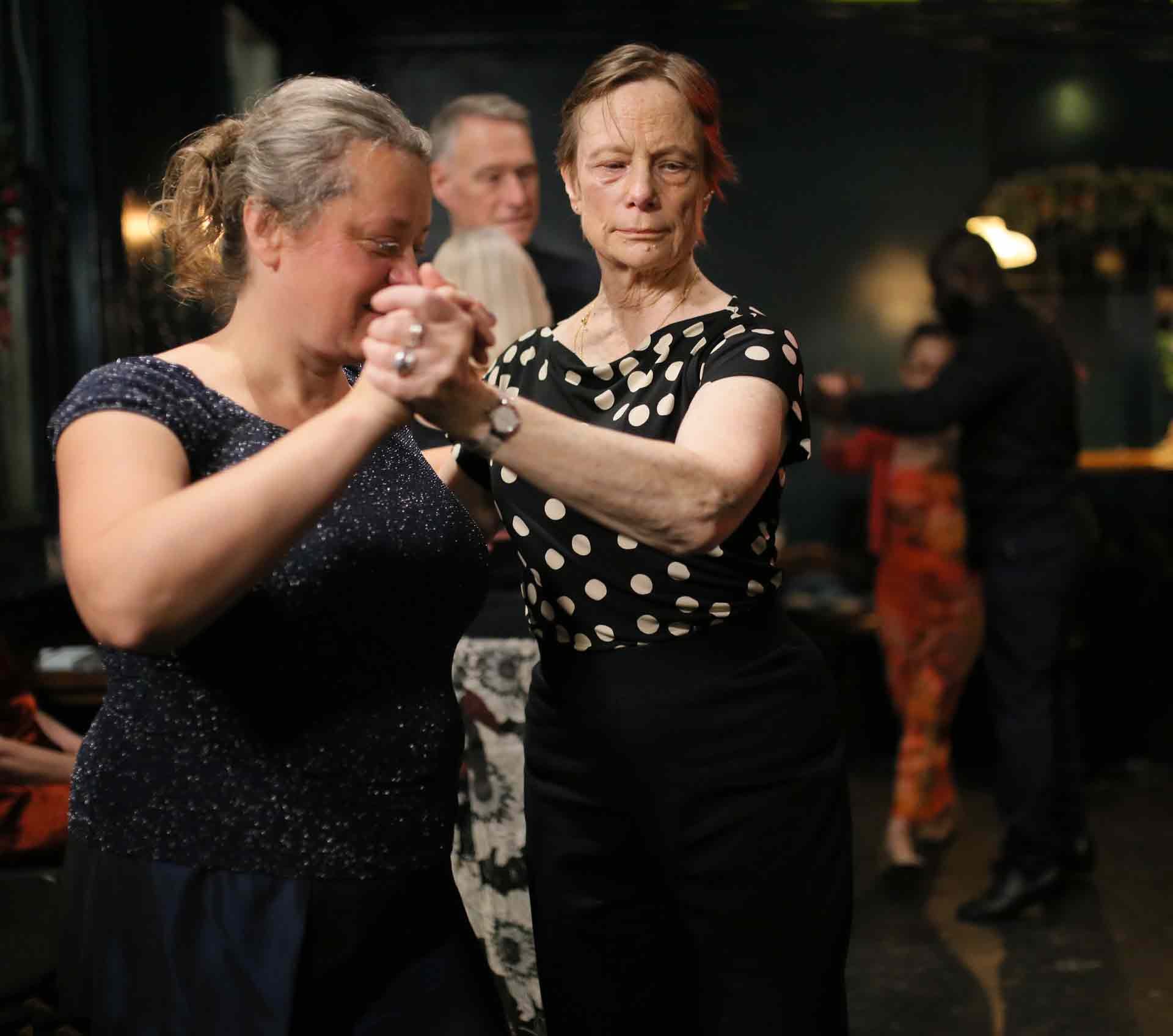 Cathy and Beata dancing in the Tango 178 All Out Sparkle Christmas Party in New Cross House On Sunday 21st December. 