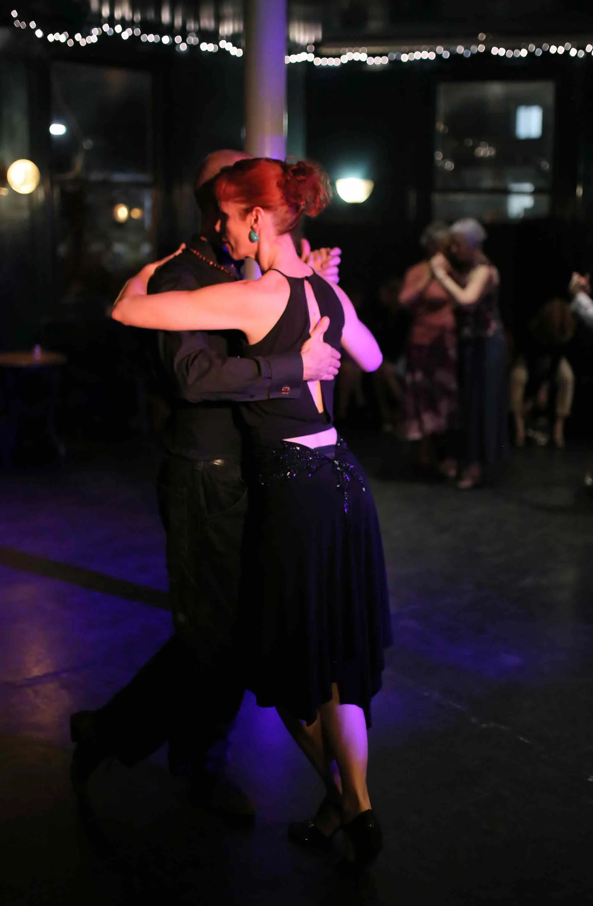 Si and Emily Dancing in Tango 178 London Tango Classes in The New Cross House Pub