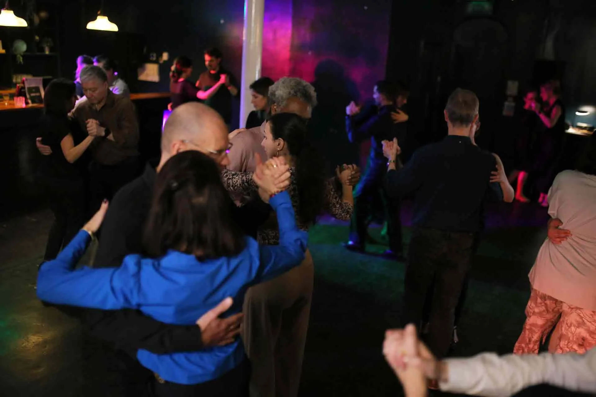 Class when Juan Martin Cararra and Stefania Colina performing at Tango 178 London Tango Classes  