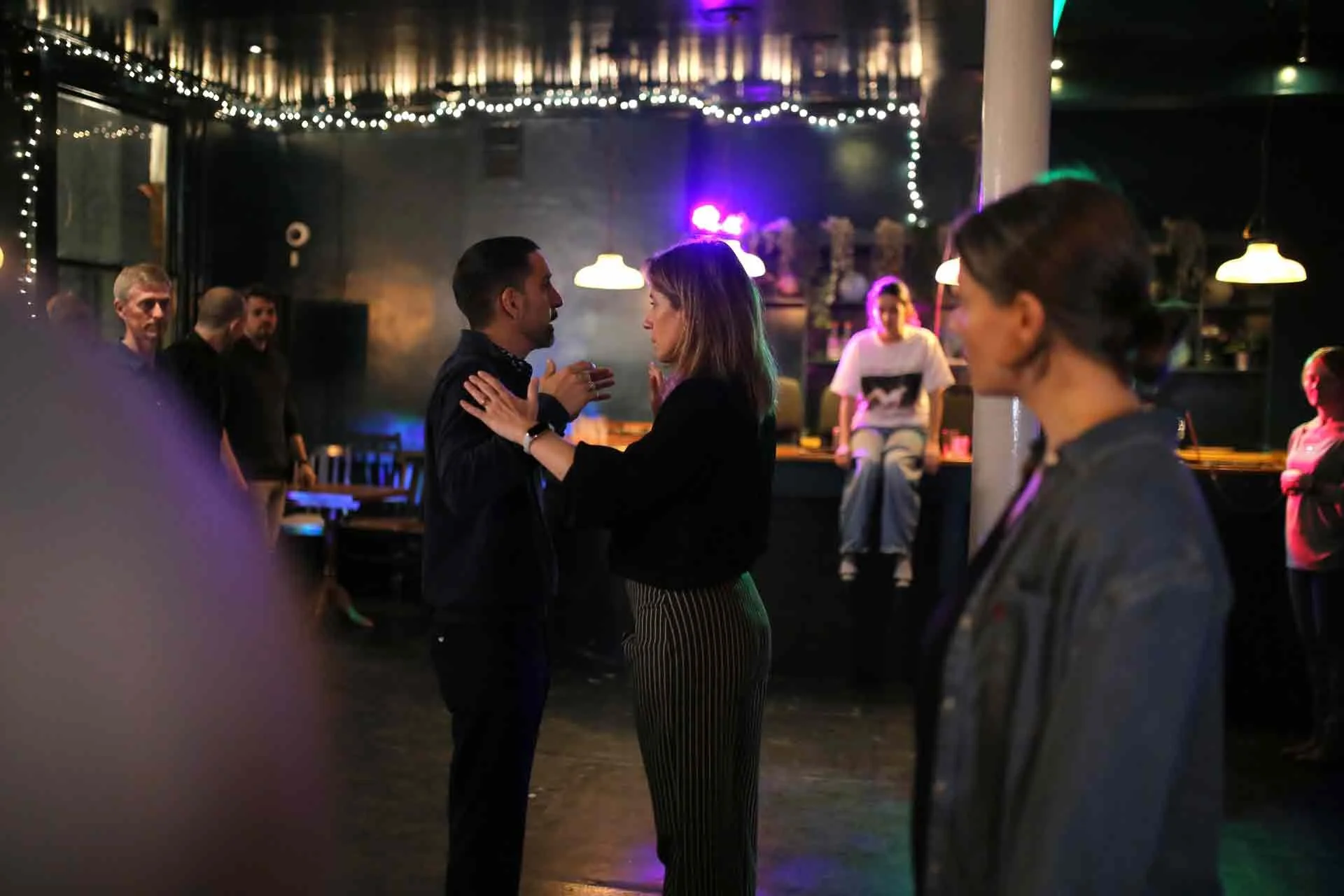 Class when Juan Martin Cararra and Stefania Colina performed at Tango 178 London Tango Classes  