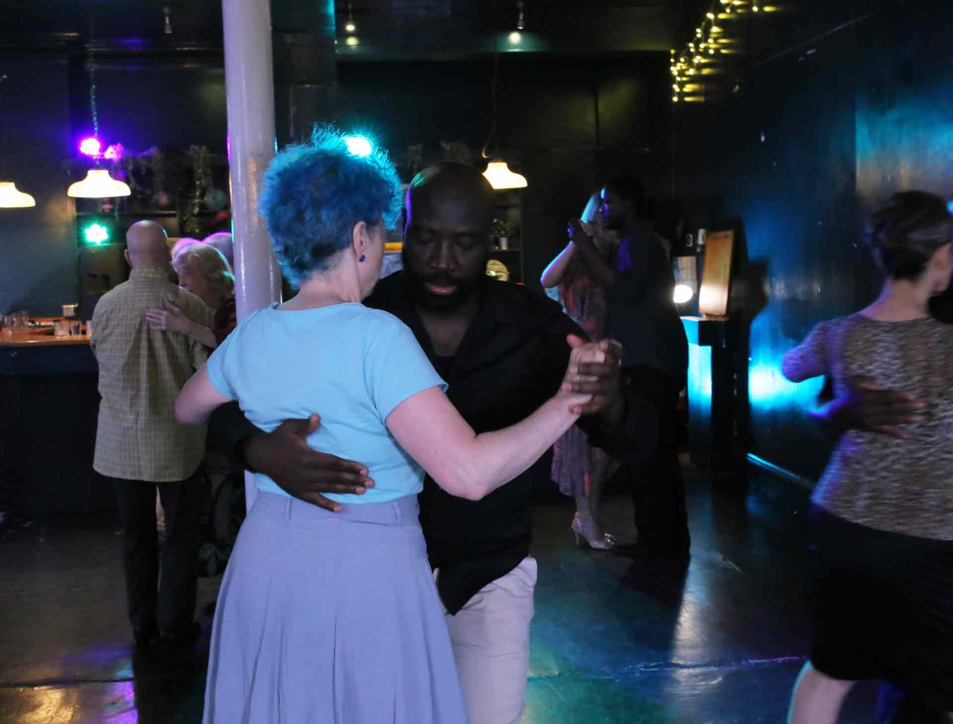 Joseph and Cinzia In Tango 178 dancing in a lovely club running every Sunday in South London where you can bring a new friend Free every week!