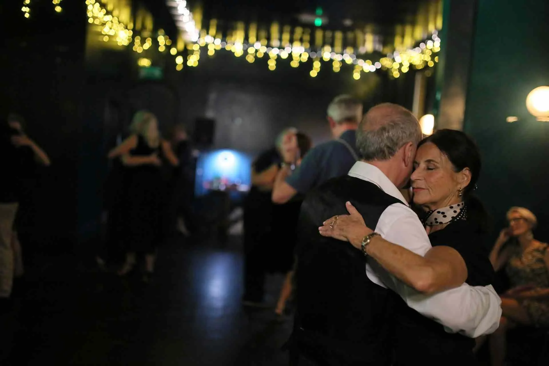Clive and Kim dancing in Tango 178 a social tango club running every Sunday in the New Cross House Pub in South LondonBring a friend new to tango 178 Free