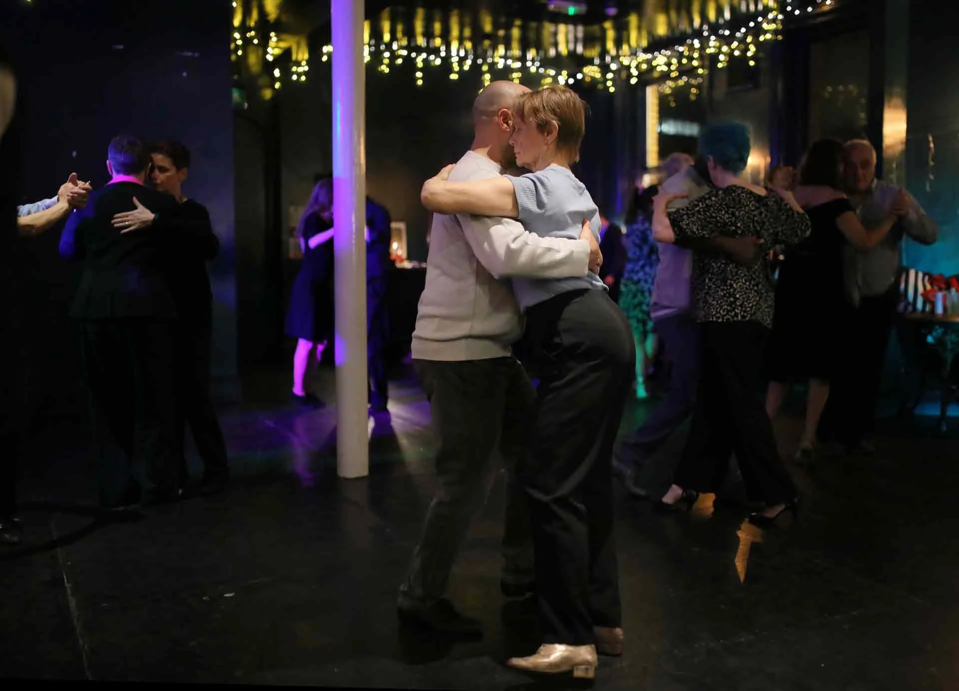 Sever and Cathy dancing in Tango 178 @ The New Cross House South London running every Sunday Classes and Social dance 