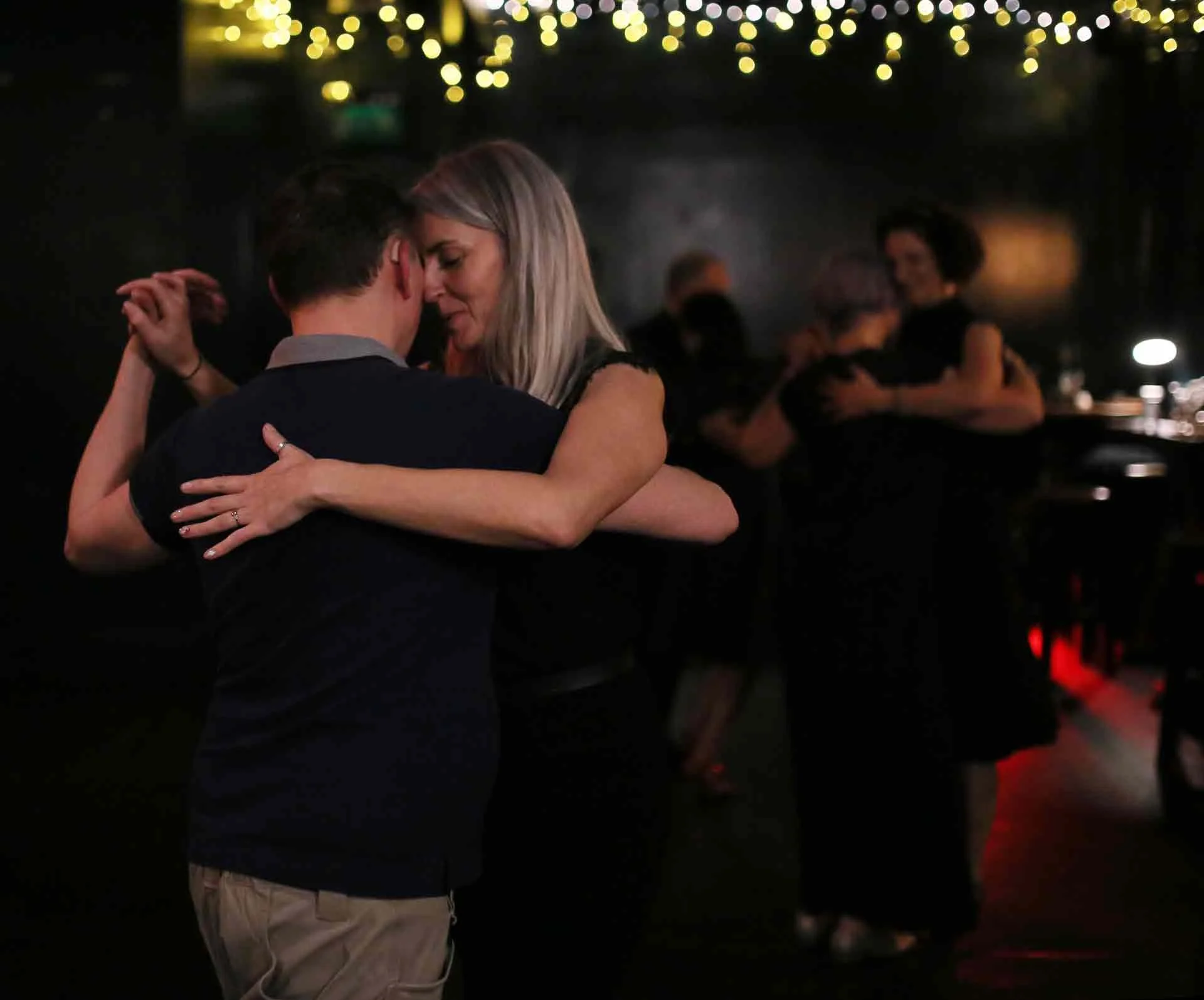 Mark and Ursula dancing at Tango 178 a tango club running every Sunday in South London hosted by The New Cross House 