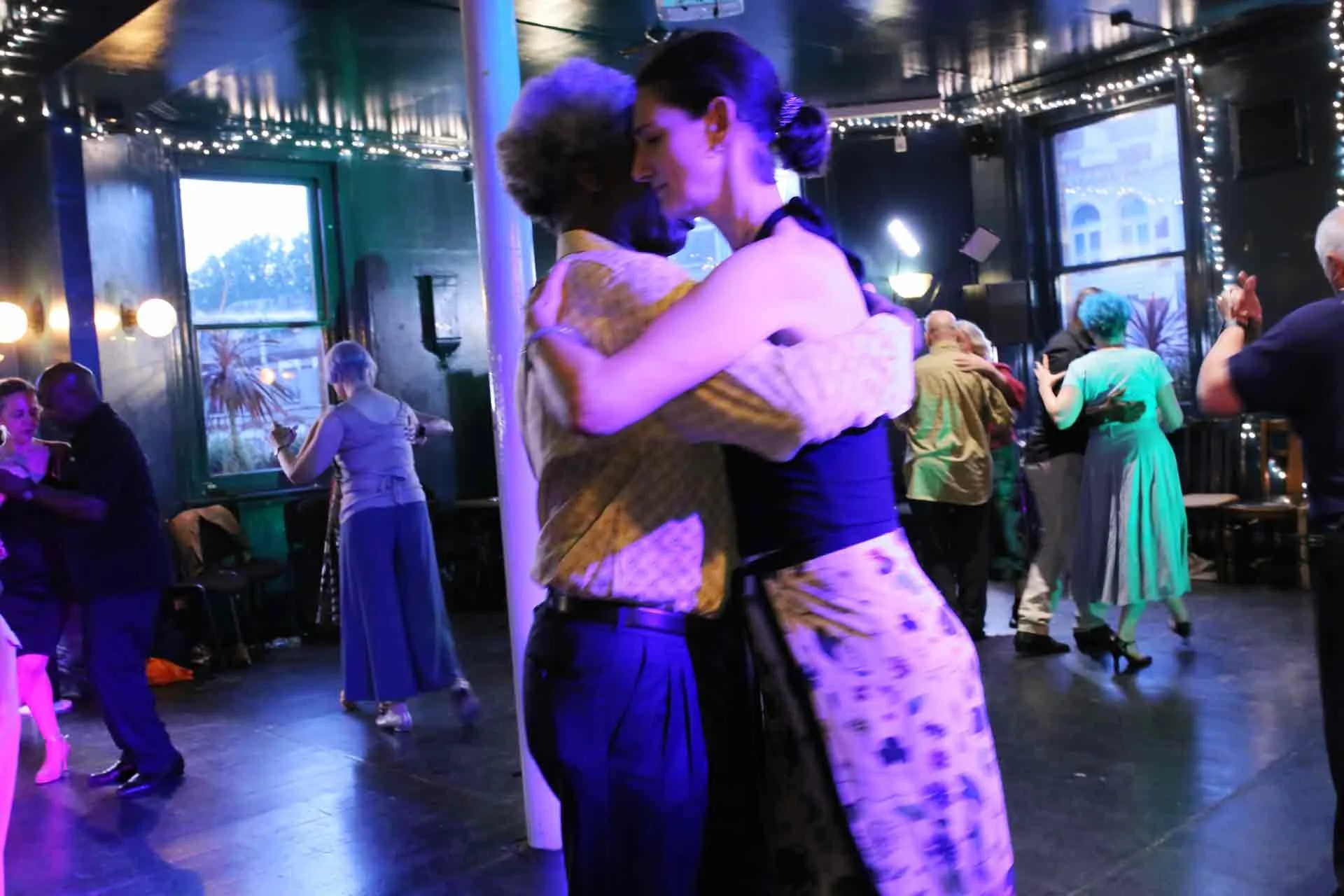 Onel and Fiona In Tango 178 dancing in a lovely club running every Sunday in South London where you can bring a new friend Free every week!