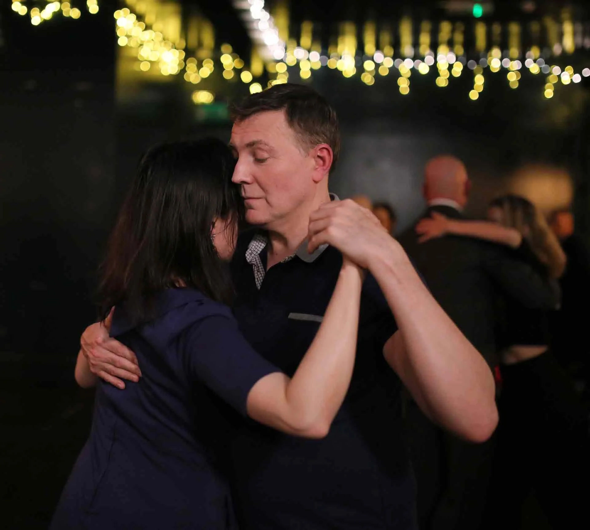 Joyce and Mark dancing at Tango 178 a tango club running every Sunday in South London hosted by The New Cross House 