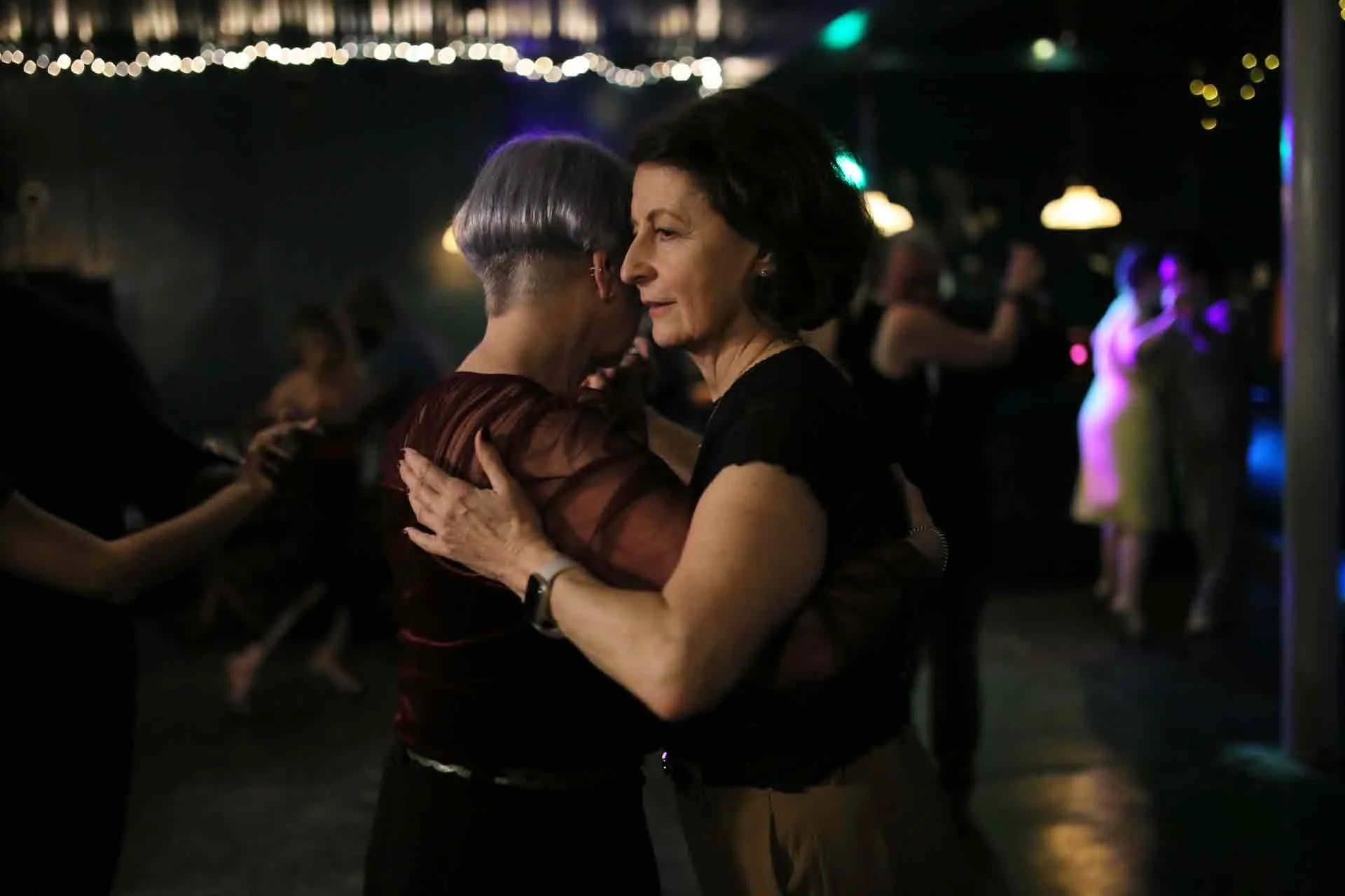 Kate and Christine dancing at Claire's Birthday Tango 178 running every Sunday @ The New Cross House 