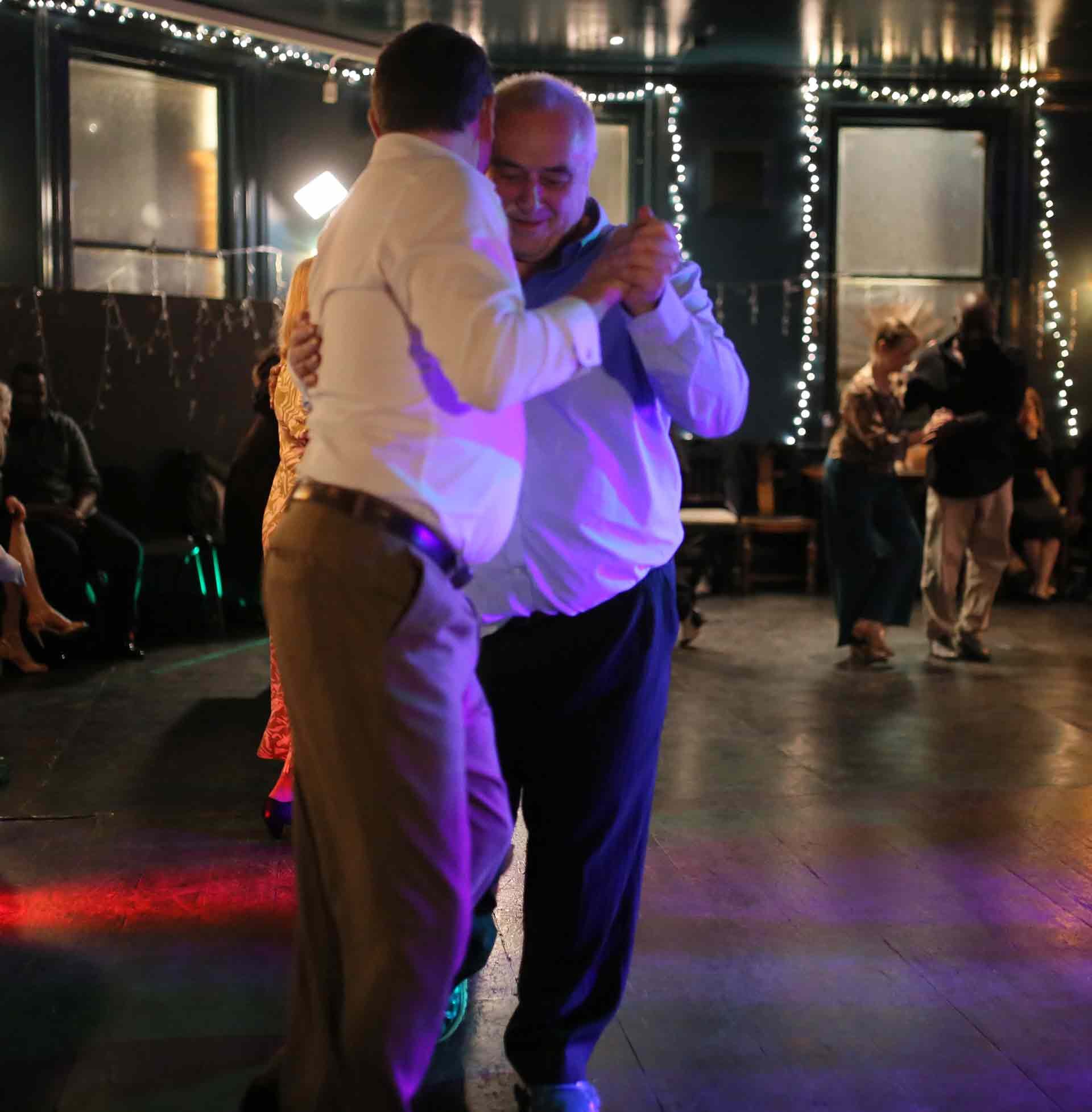 Paul and Mark dancing at our first milonga of 2026 @ The New Cross House London Tango Classes Tango 178 running every Sunday in South East London. Bring a friend New to 178 FREE