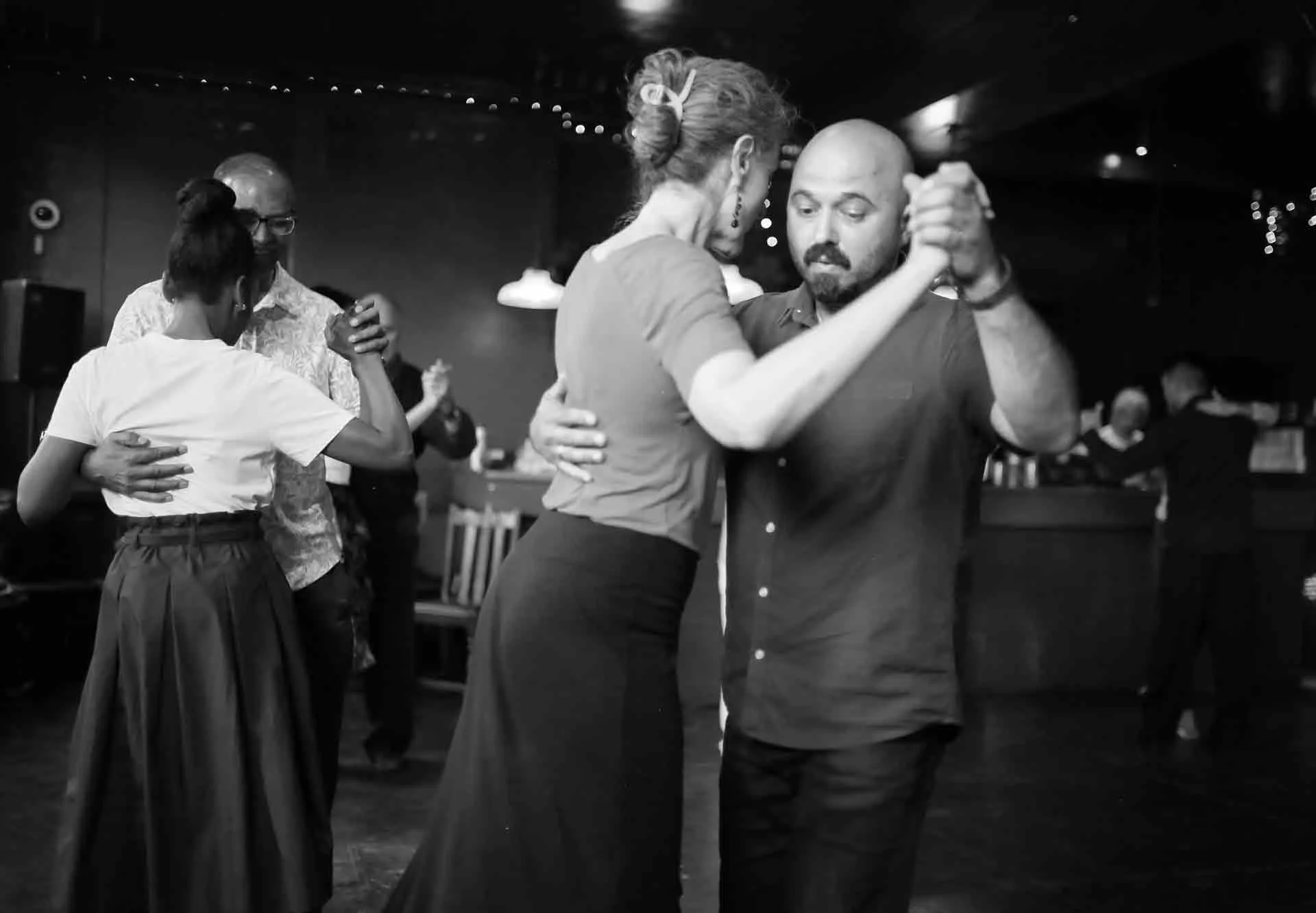 Sever and Loretta dancing in Tango 178 Sunday classes in the New Cross House London 