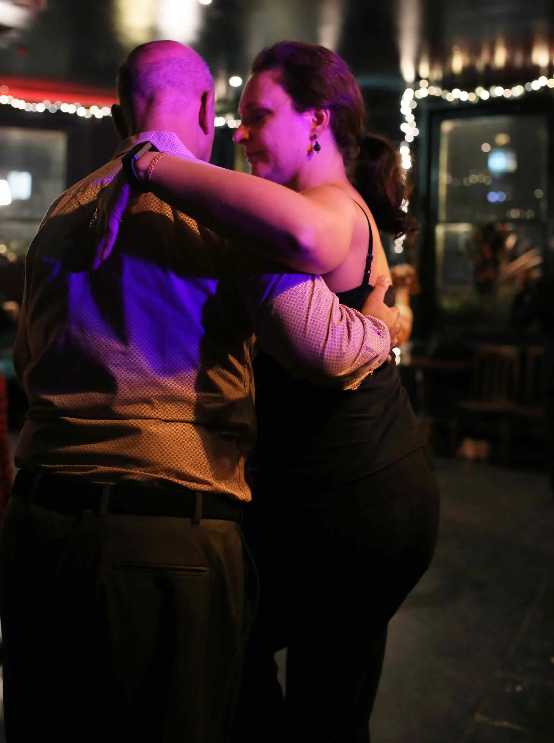Kul and Bianca  enjoying themselves in Tango 178 London tango classes The New Cross House on a Sunday night