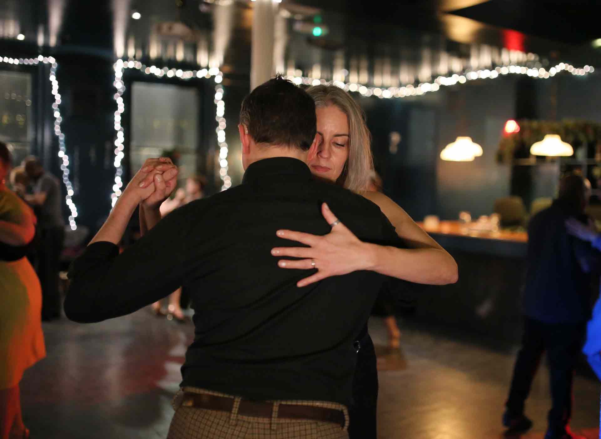 Mark and Ursula dancing @ Tango 178 London Tango Classes @ The New Cross House, a dance night running every Sunday in South London