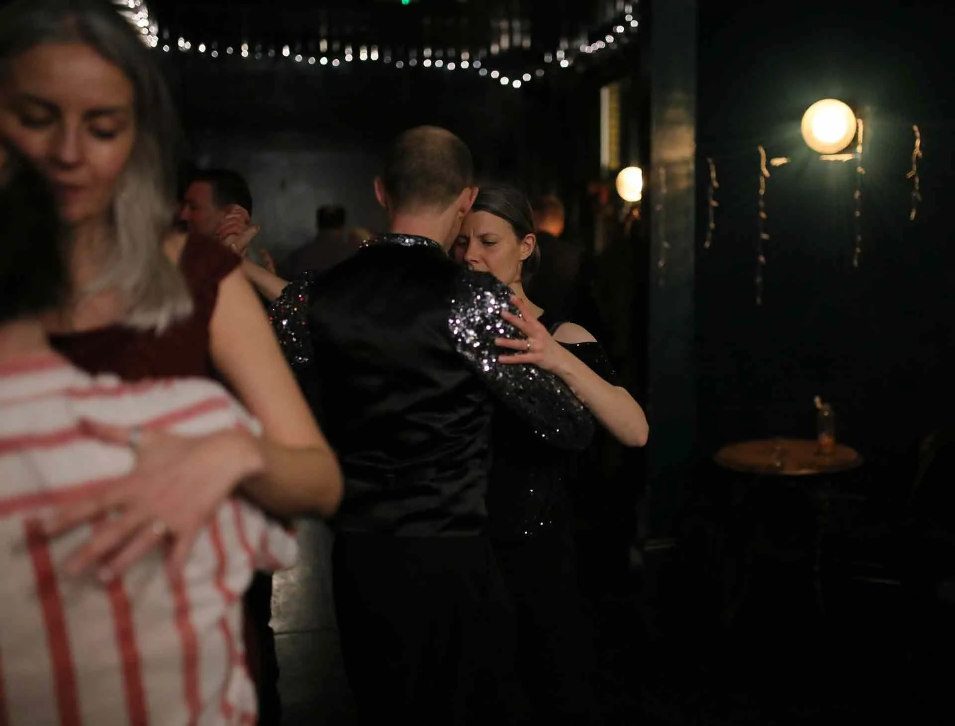 Andrea and Si dancing in the Tango 178 All Out Sparkle Christmas Party in New Cross House On Sunday 21st December. 