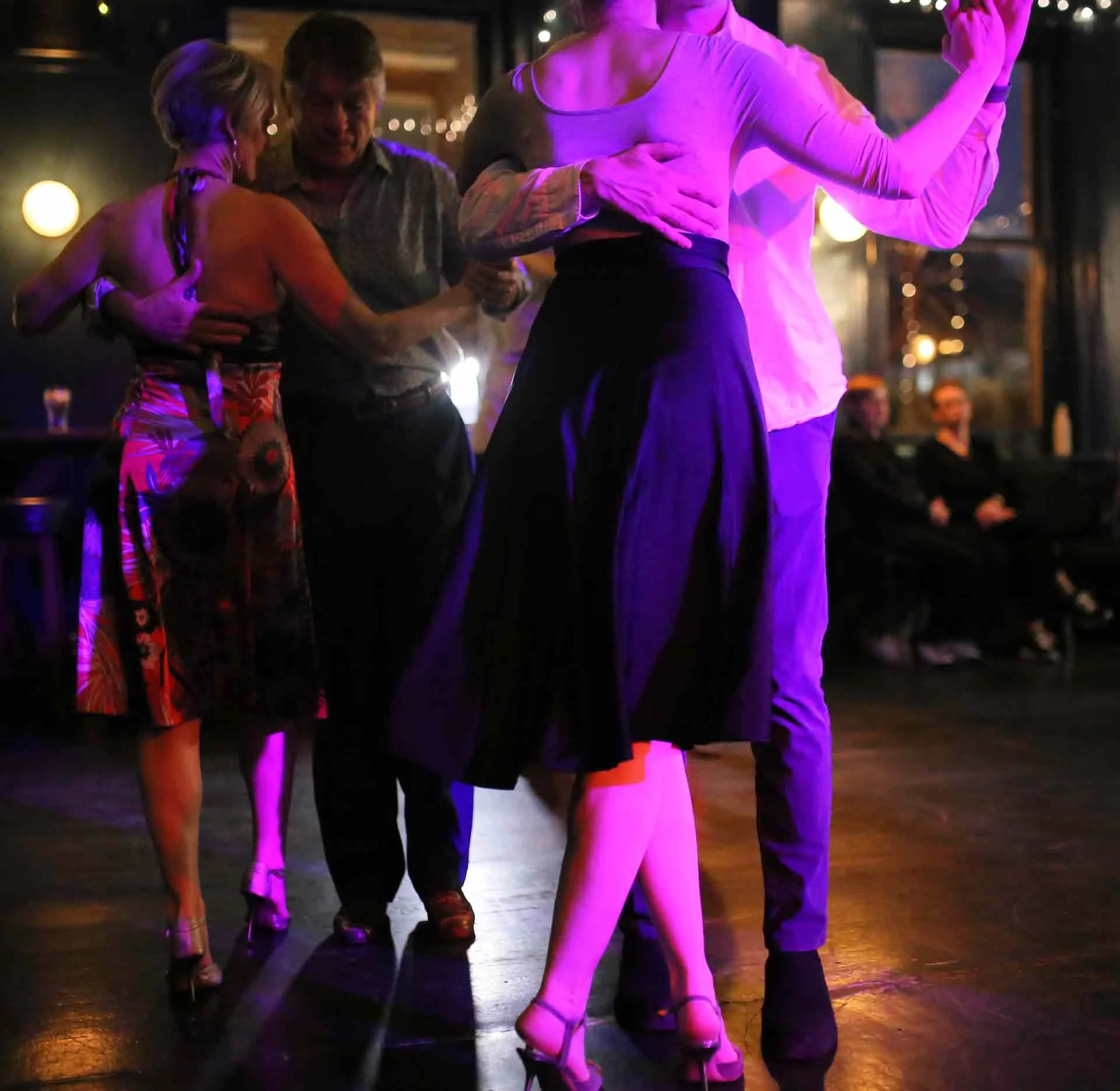 Sally Dominique Maciej and Juliet at Mark's Birthday Tango 178 dancing every Sunday in South London bring a friend Free new to 178 